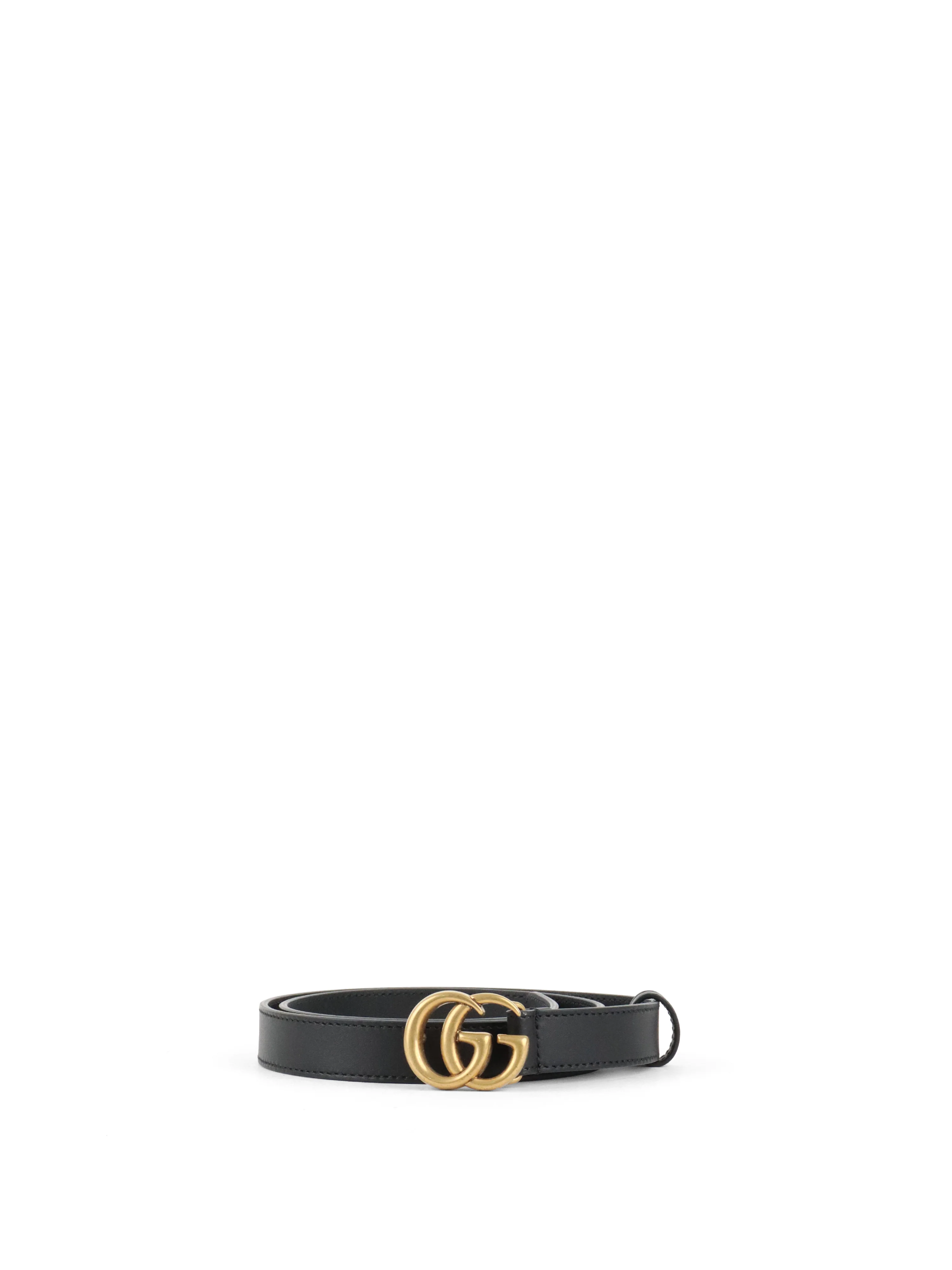 Gucci Black Thin Belt Size 75