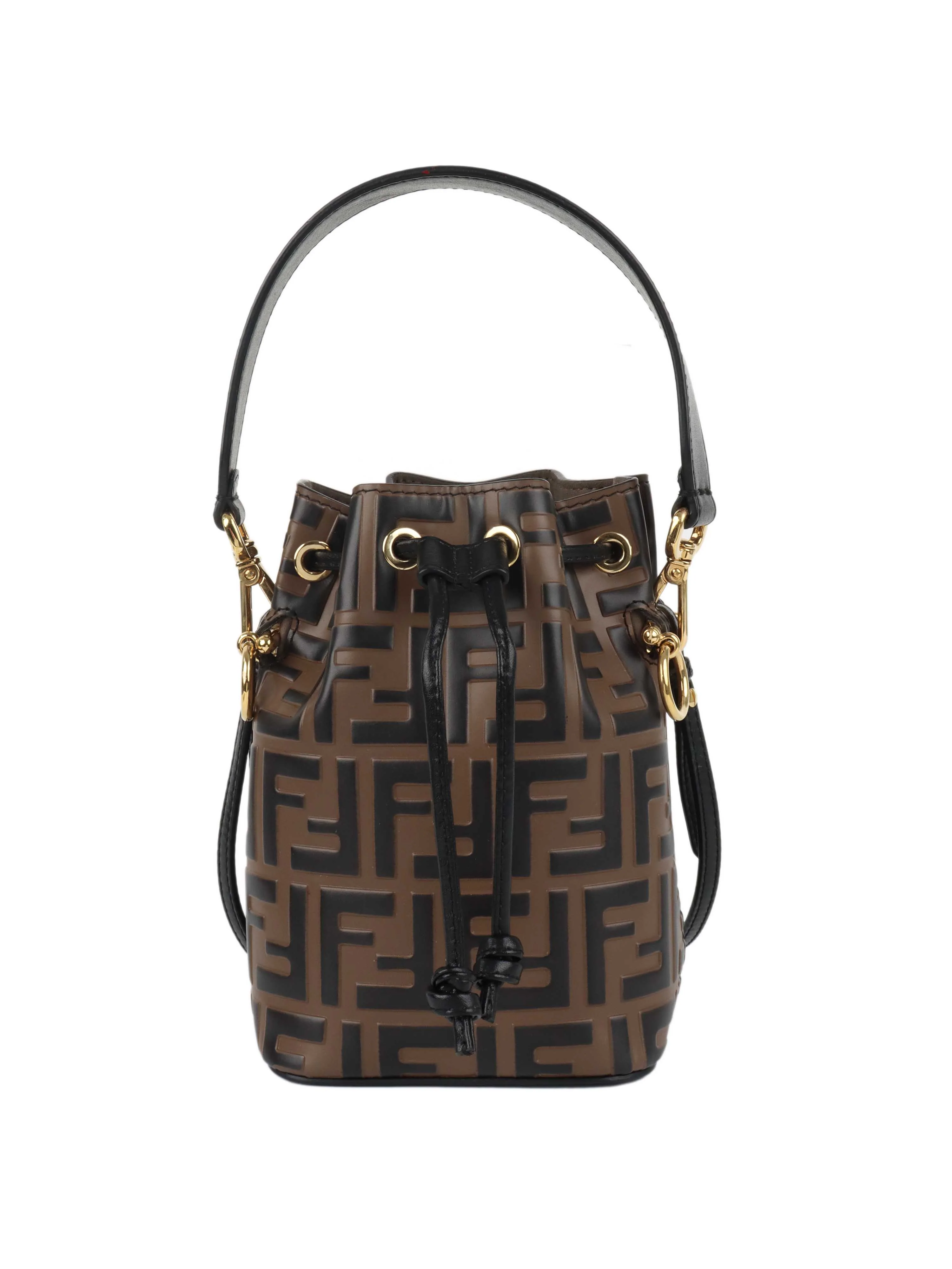 Fendi Mon Tresor Brown Leather Mini-bag.