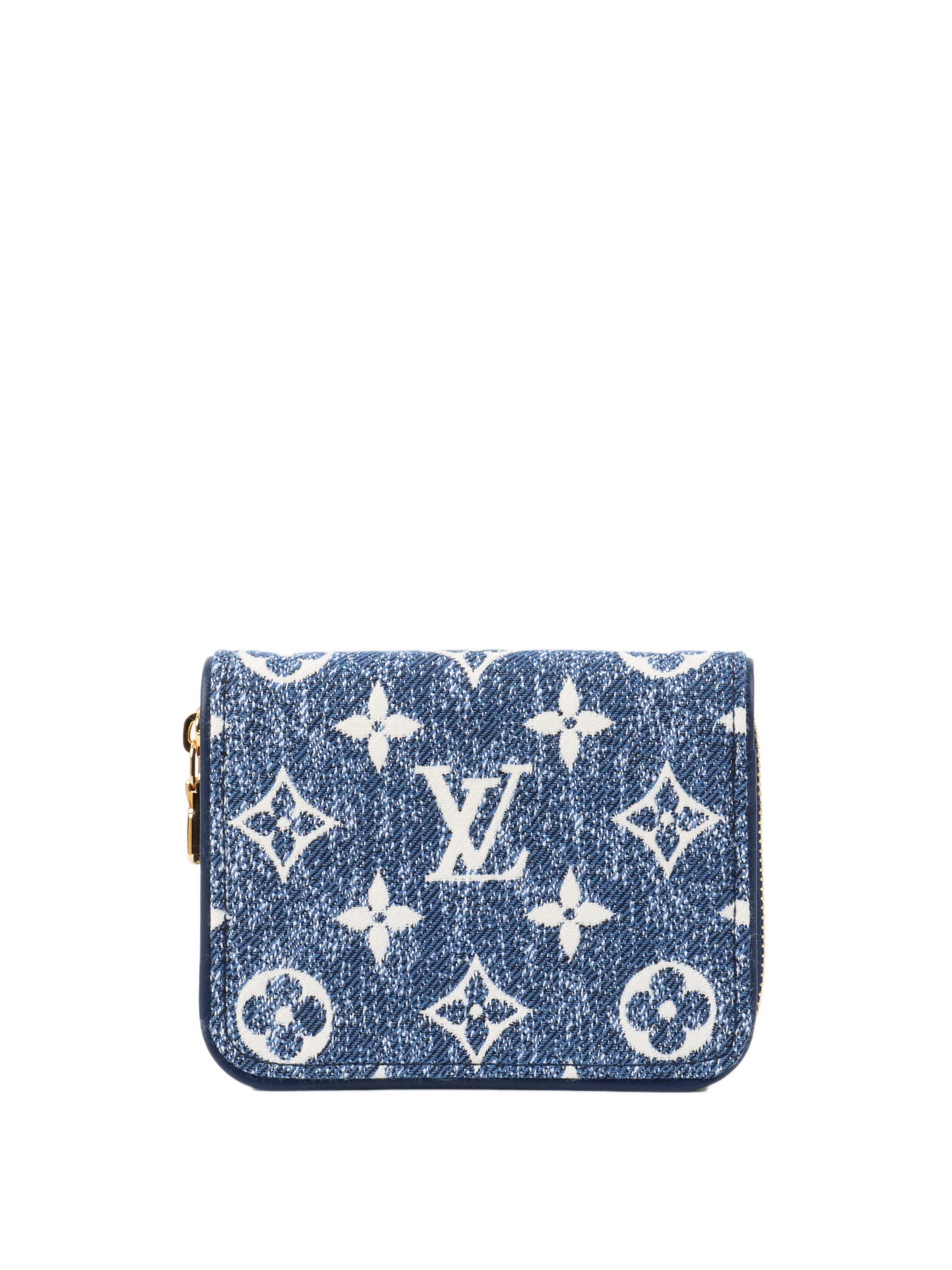 Louis Vuitton Denim Zippy Coin Pouch.