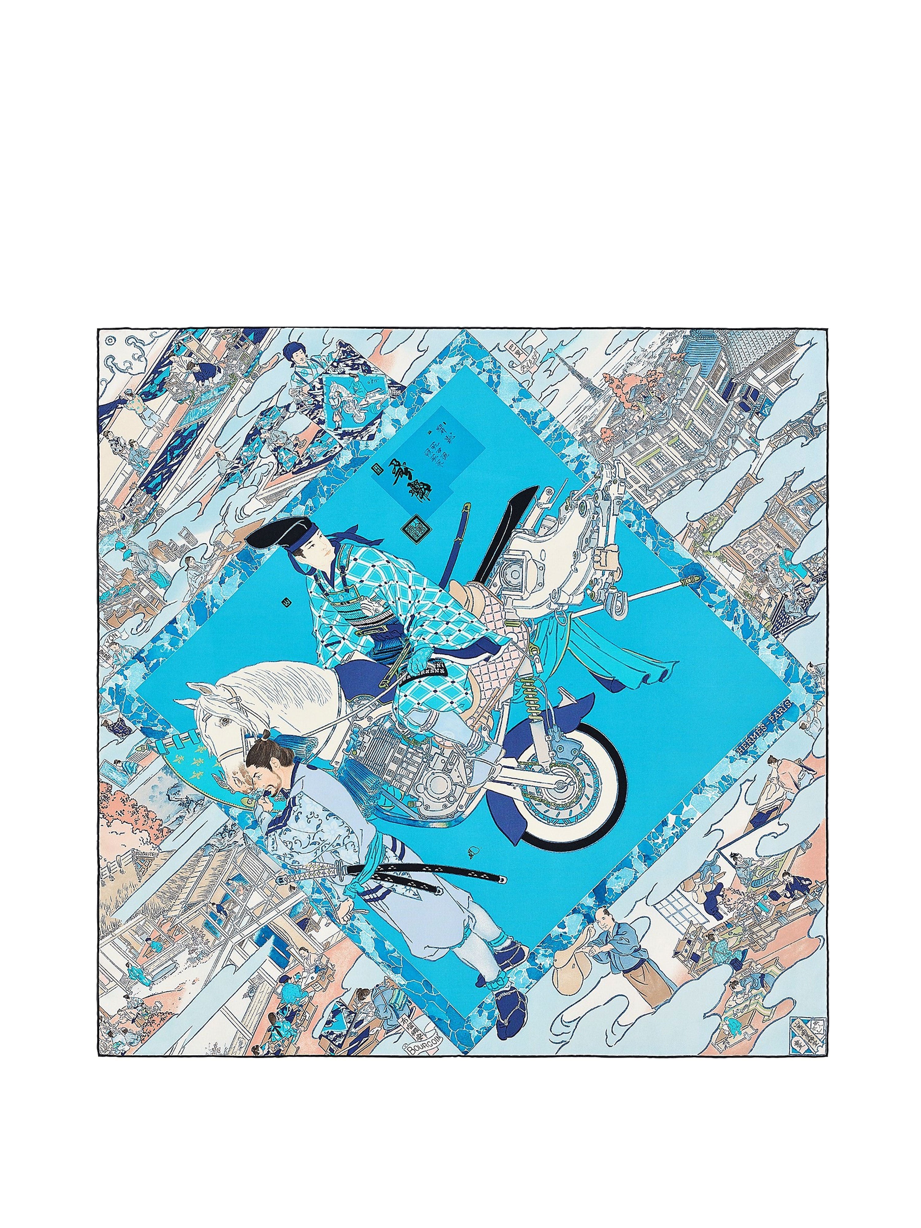 Hermes Les Artisans dHermes 2020 Akira Yamaguchi Scarf
