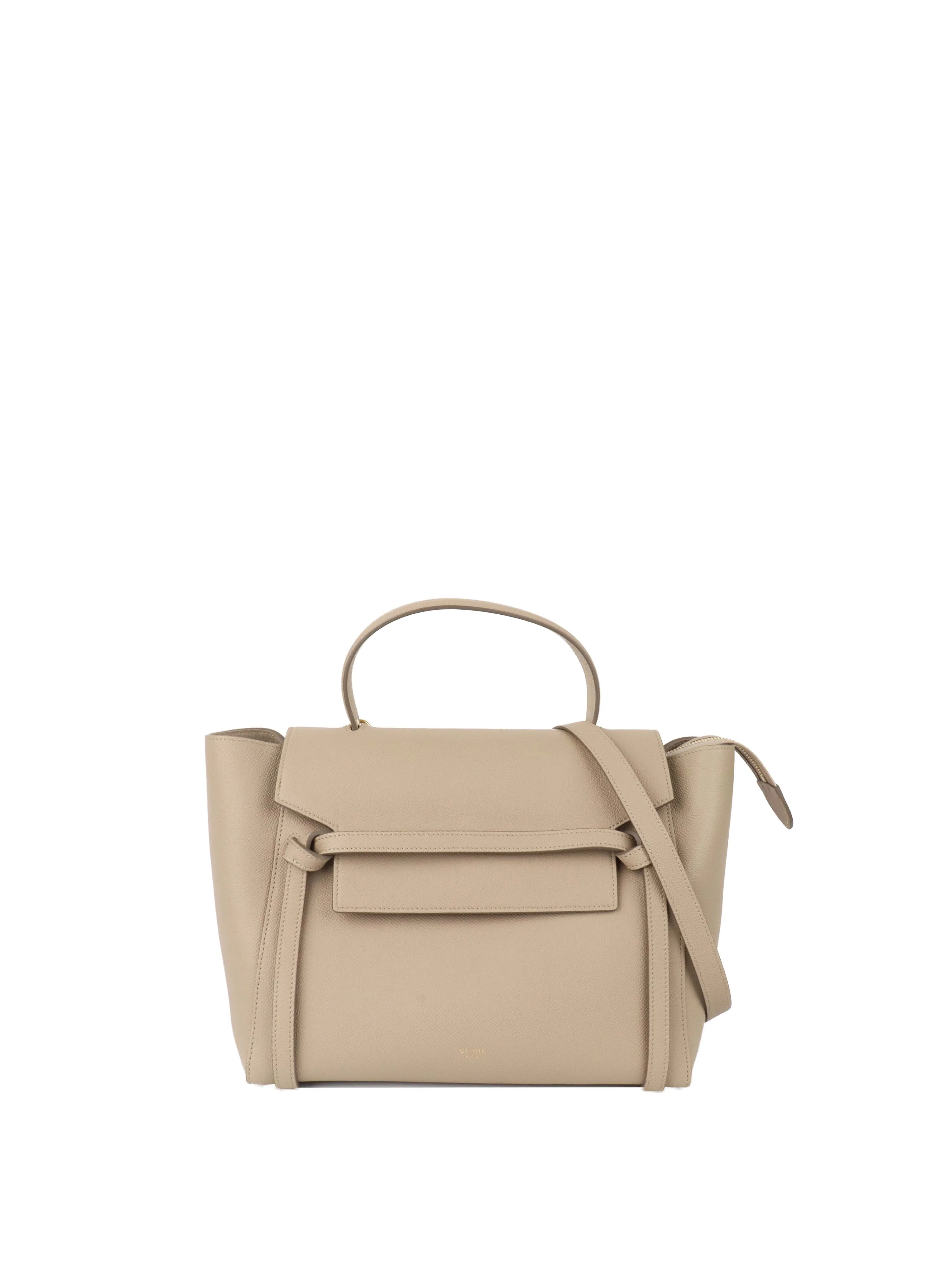 Celine Light Taupe Mini Belt Bag.
