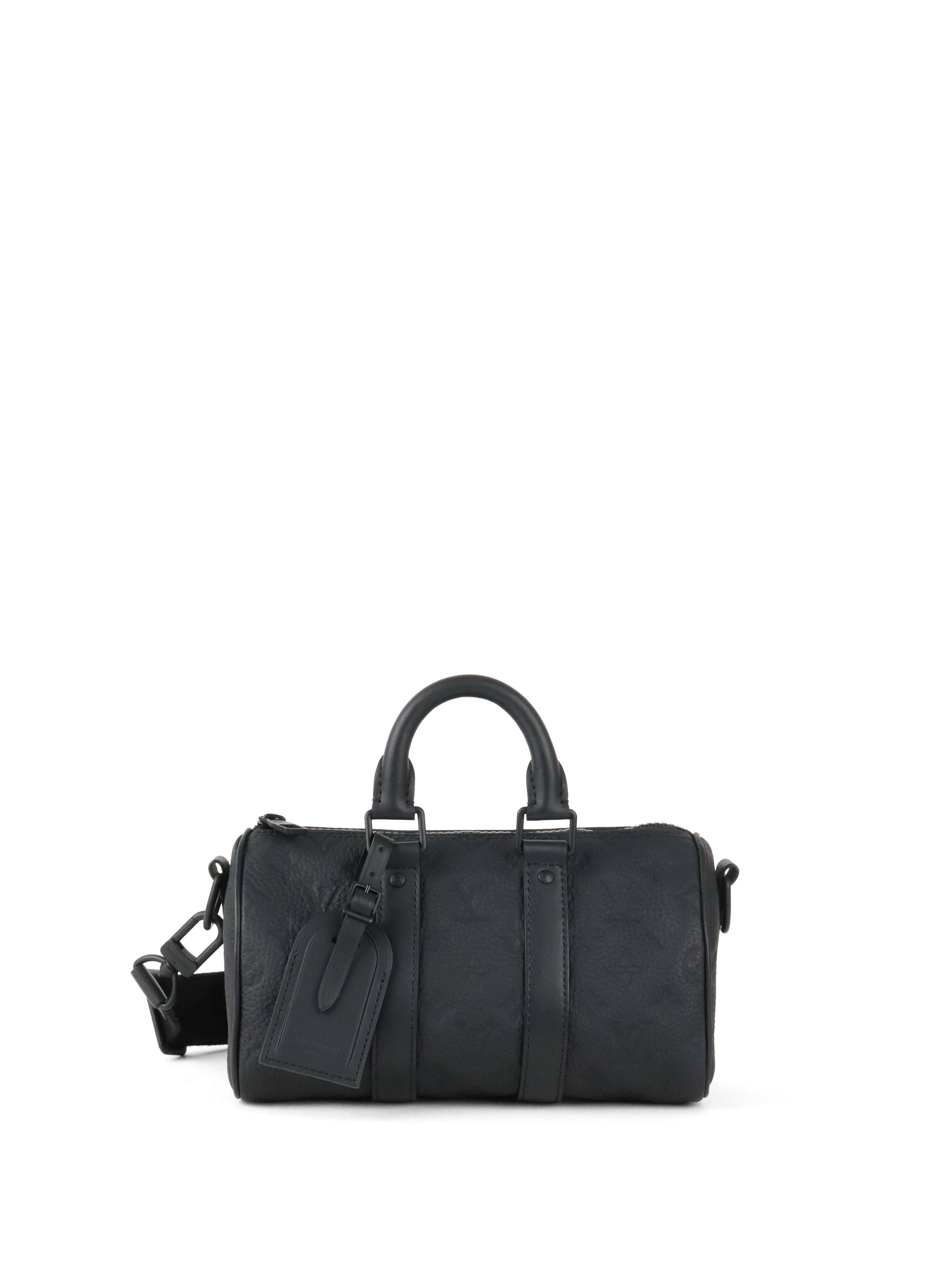 Louis Vuitton Black Keepall Bandoulière 25 Bag