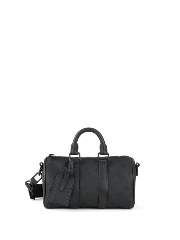 Louis Vuitton Black Keepall Bandoulière 25 Bag