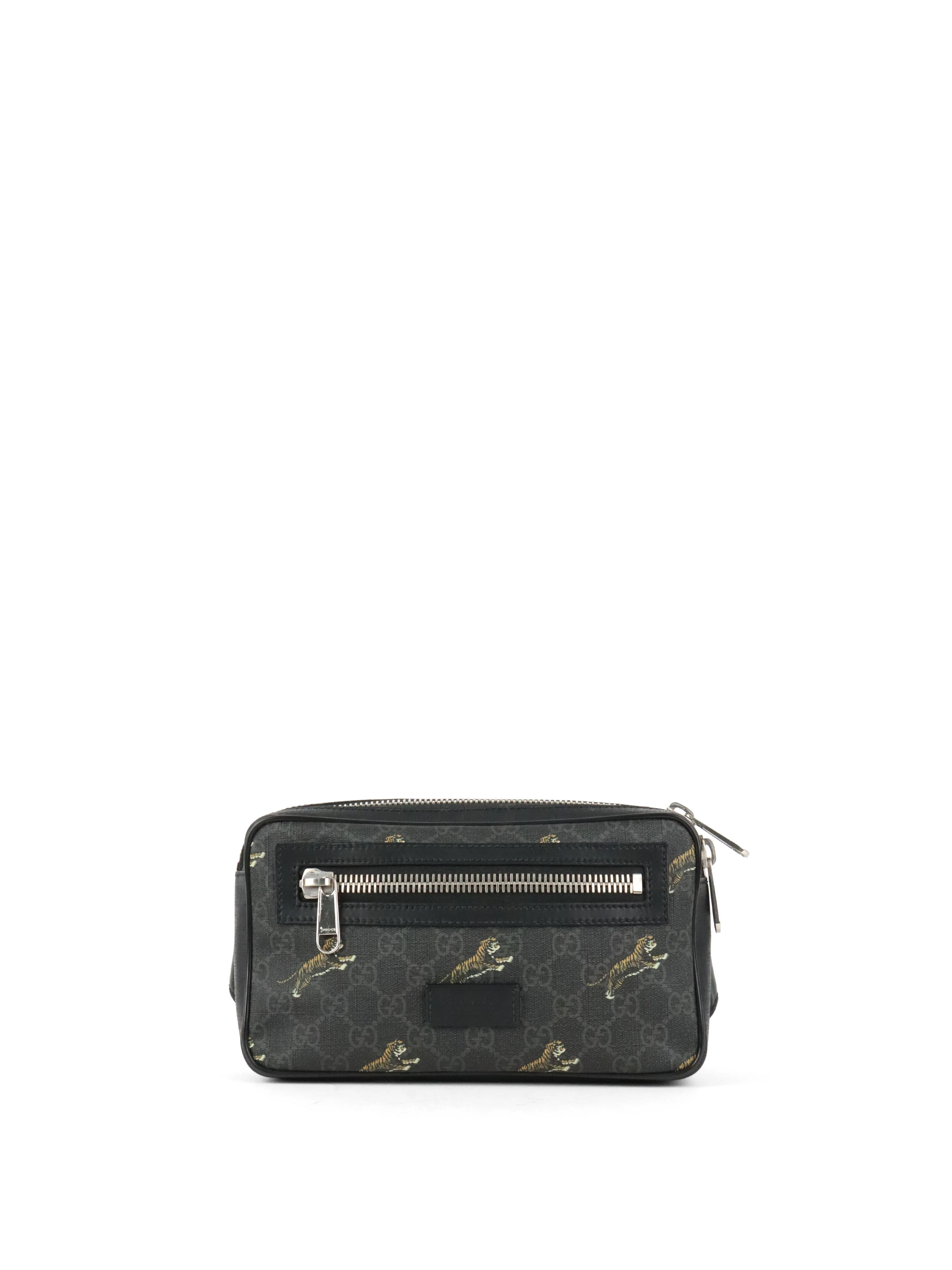 Gucci GG Supreme Tiger Print Belt Bag