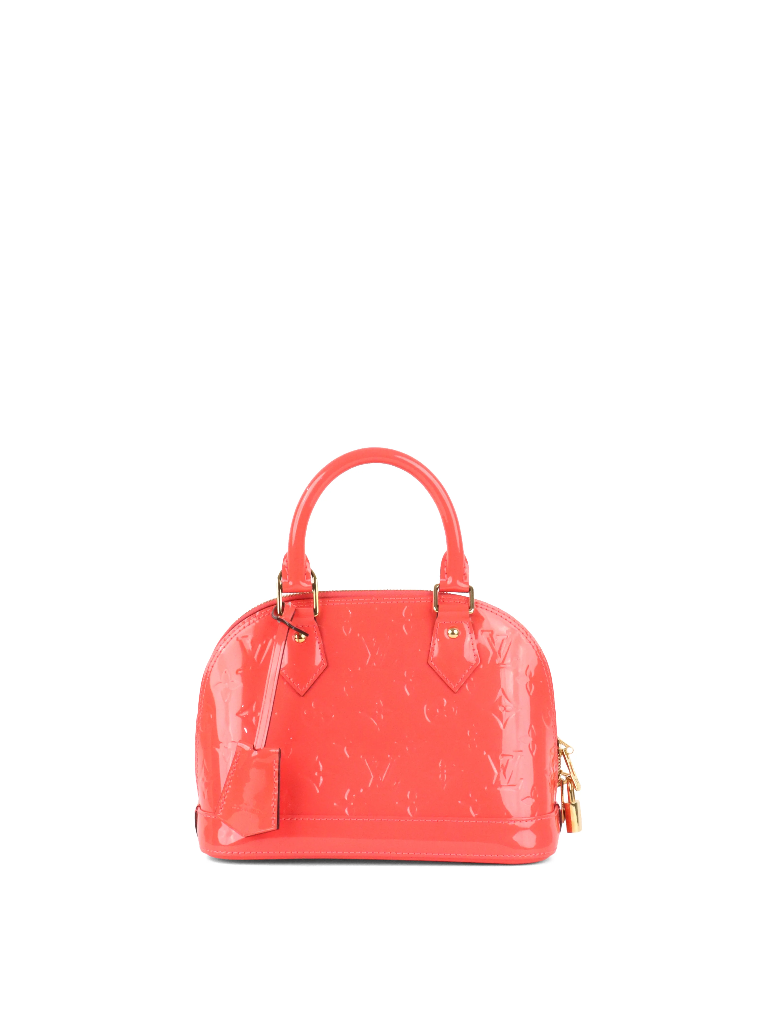 Louis Vuitton Rose Patent Alma BB