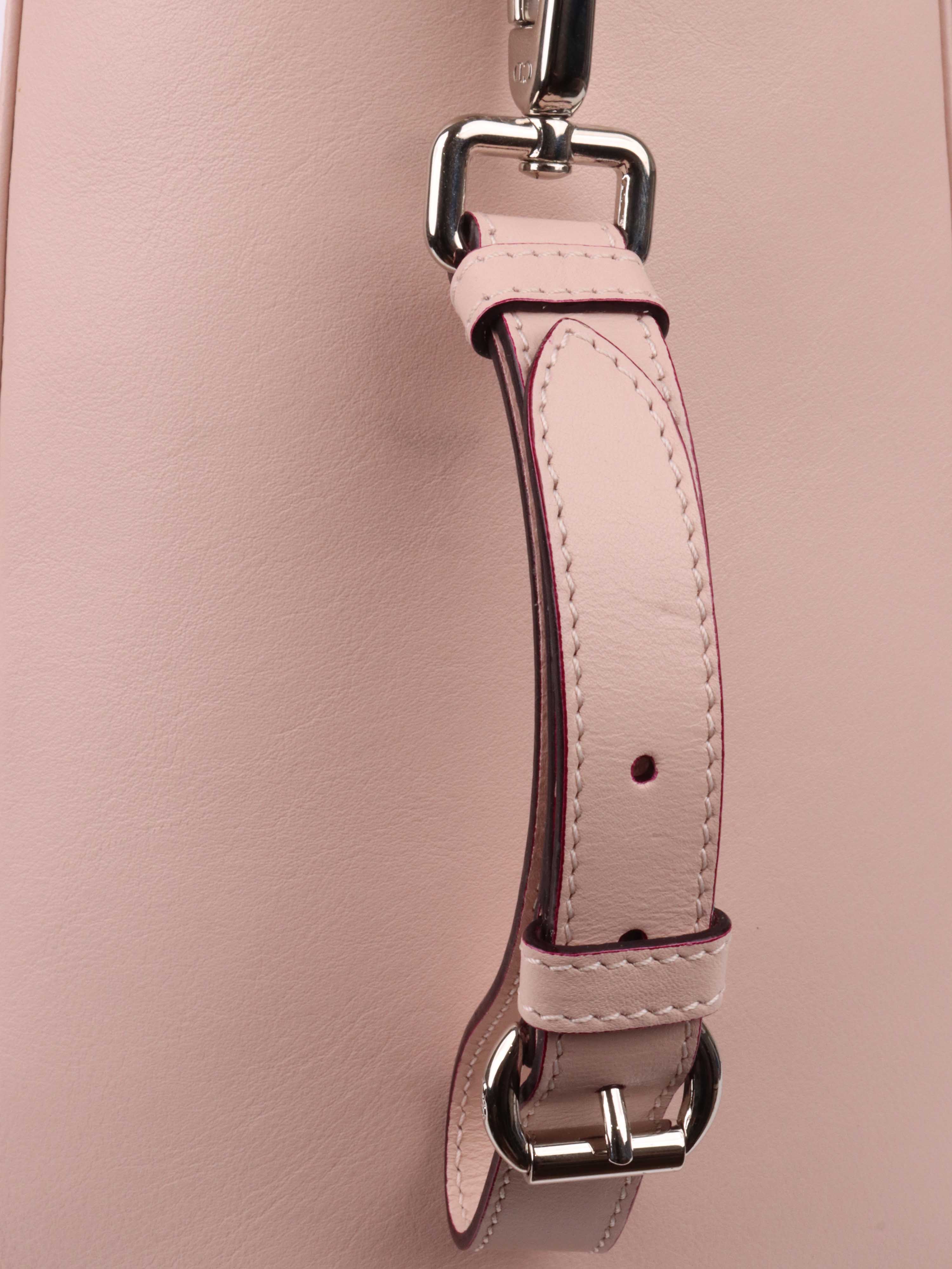 Dior Pink Leather Diaper Tote.