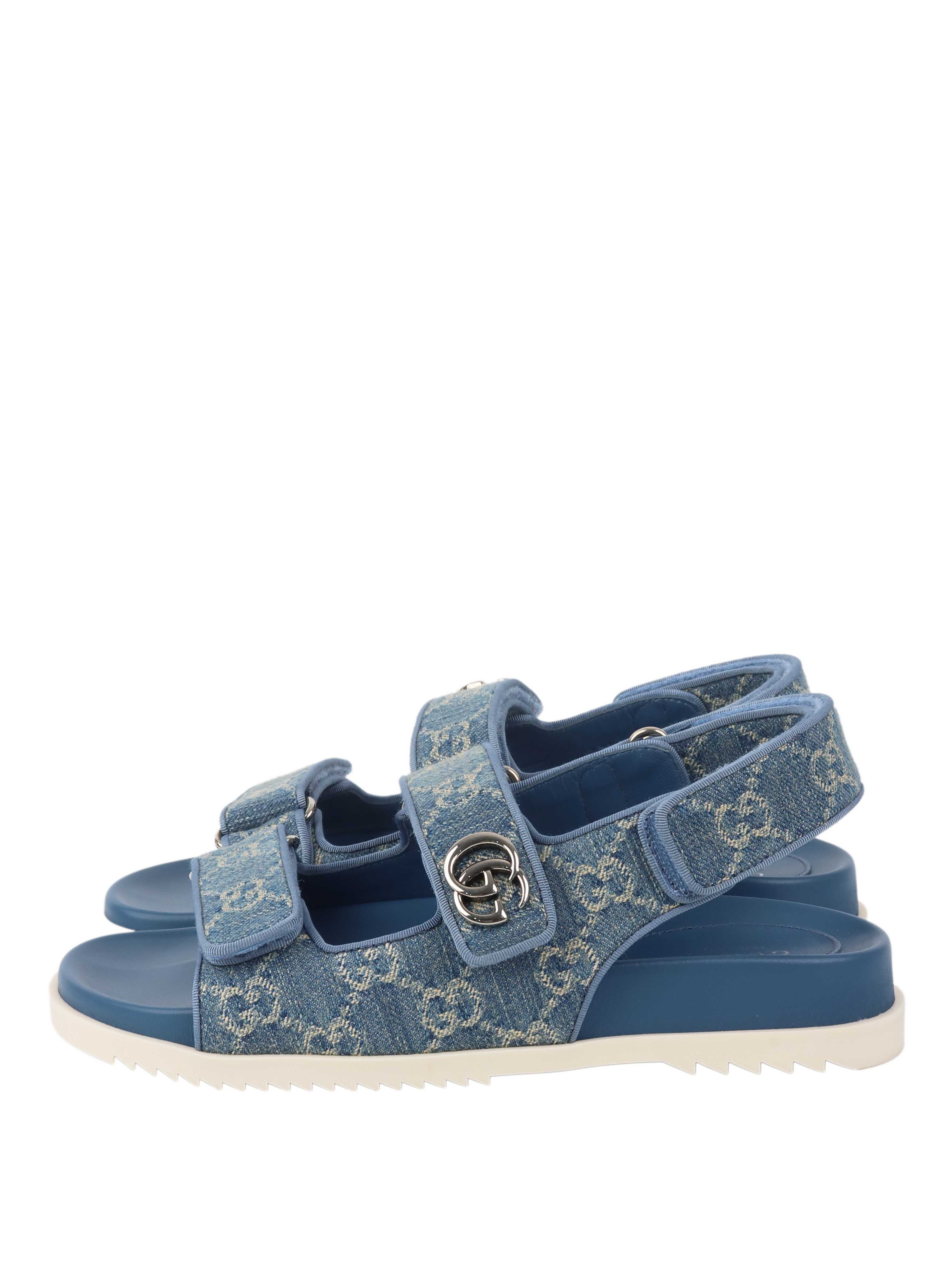 Gucci Denim Sandals 37.5.