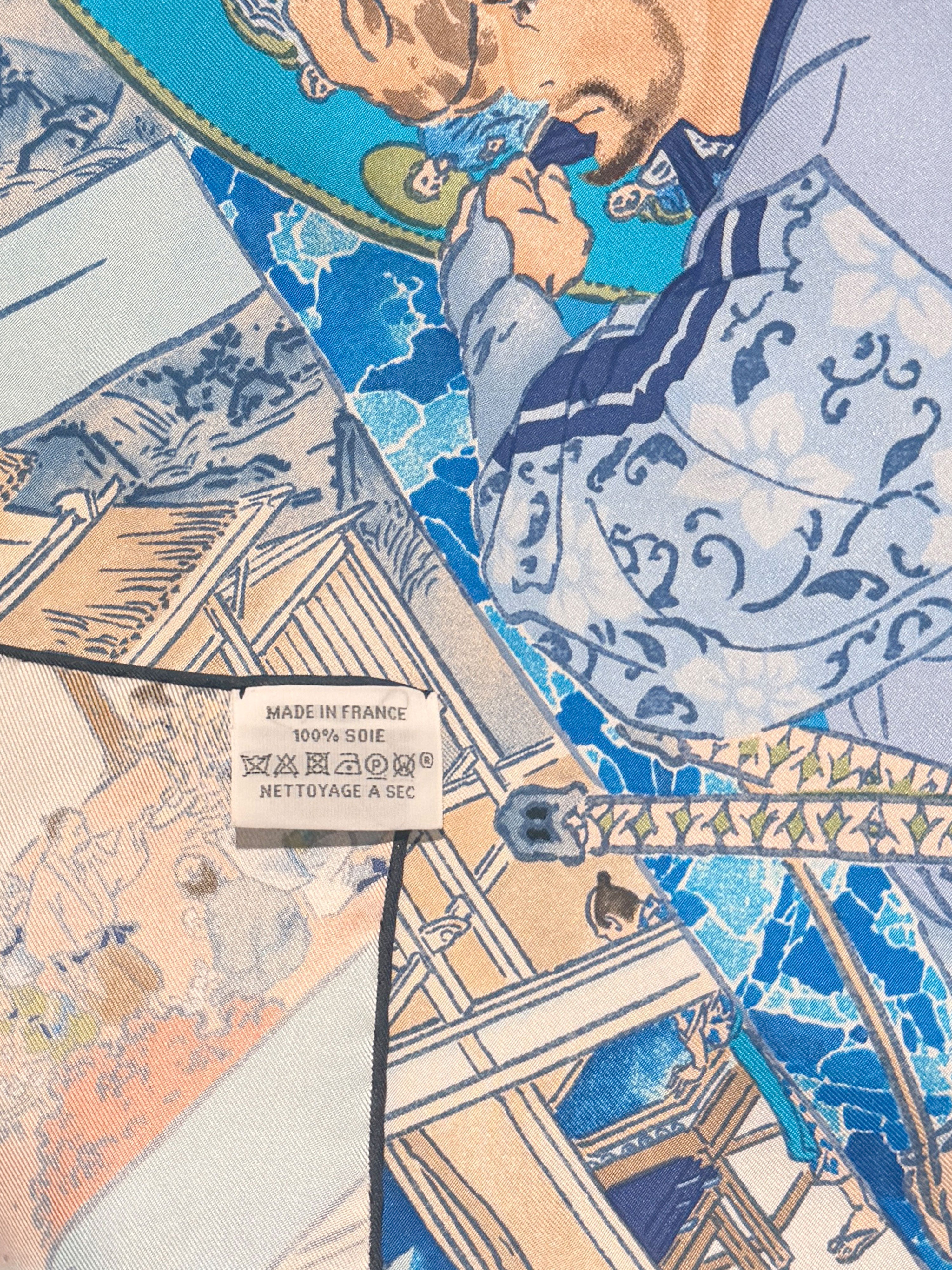 Hermes Les Artisans dHermes 2020 Akira Yamaguchi Scarf