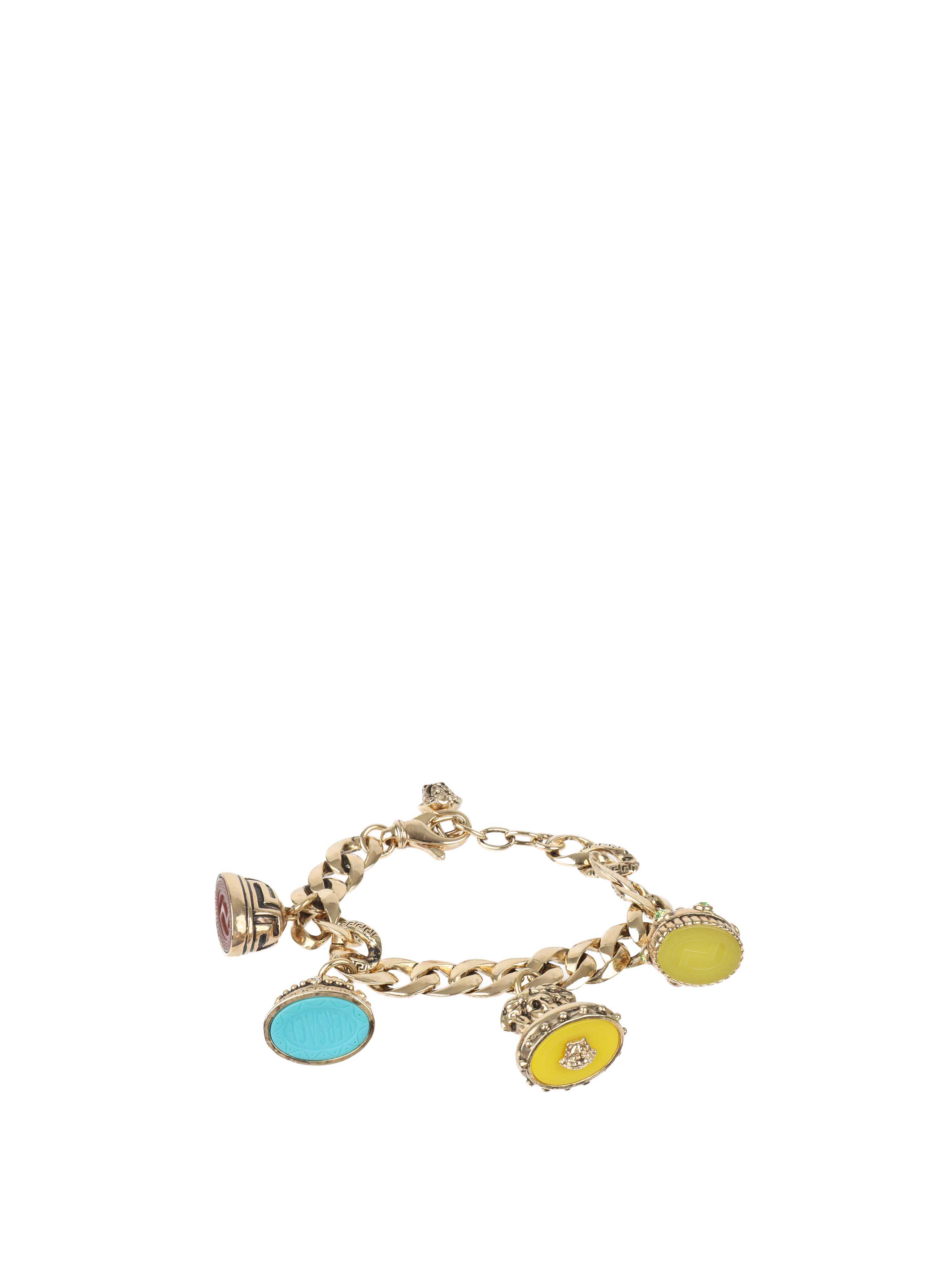 Versace Vintage Four Colours Fobs Bracelet.