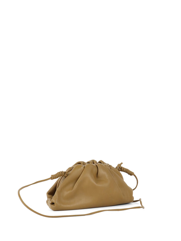 Bottega Veneta Mustard Green Mini Pouch Crossbody Bag
