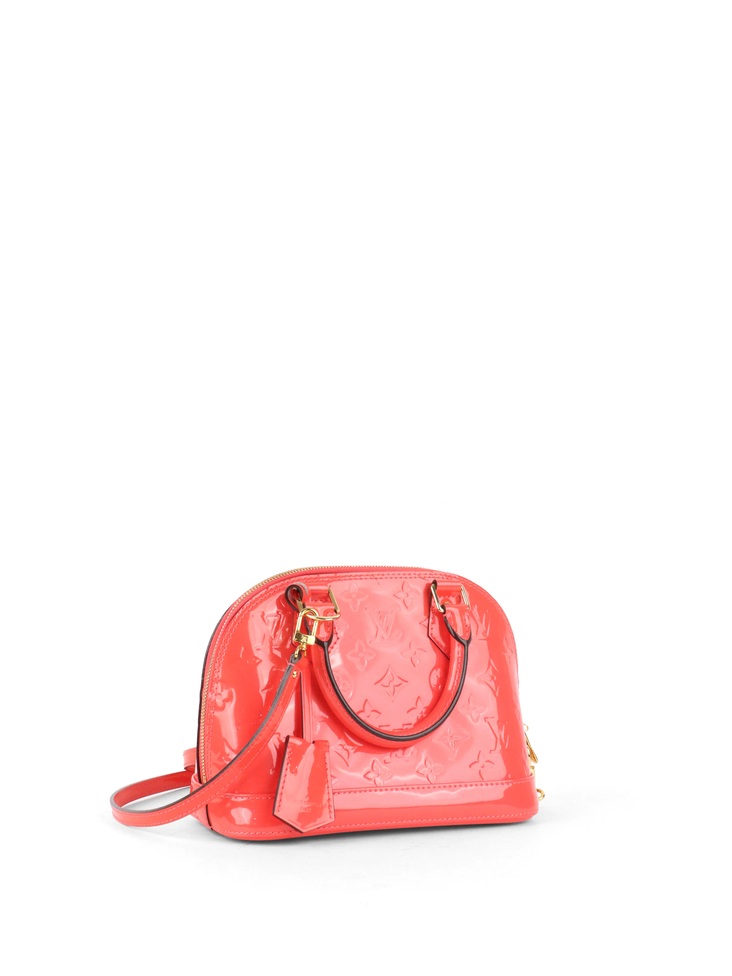 Louis Vuitton Rose Patent Alma BB