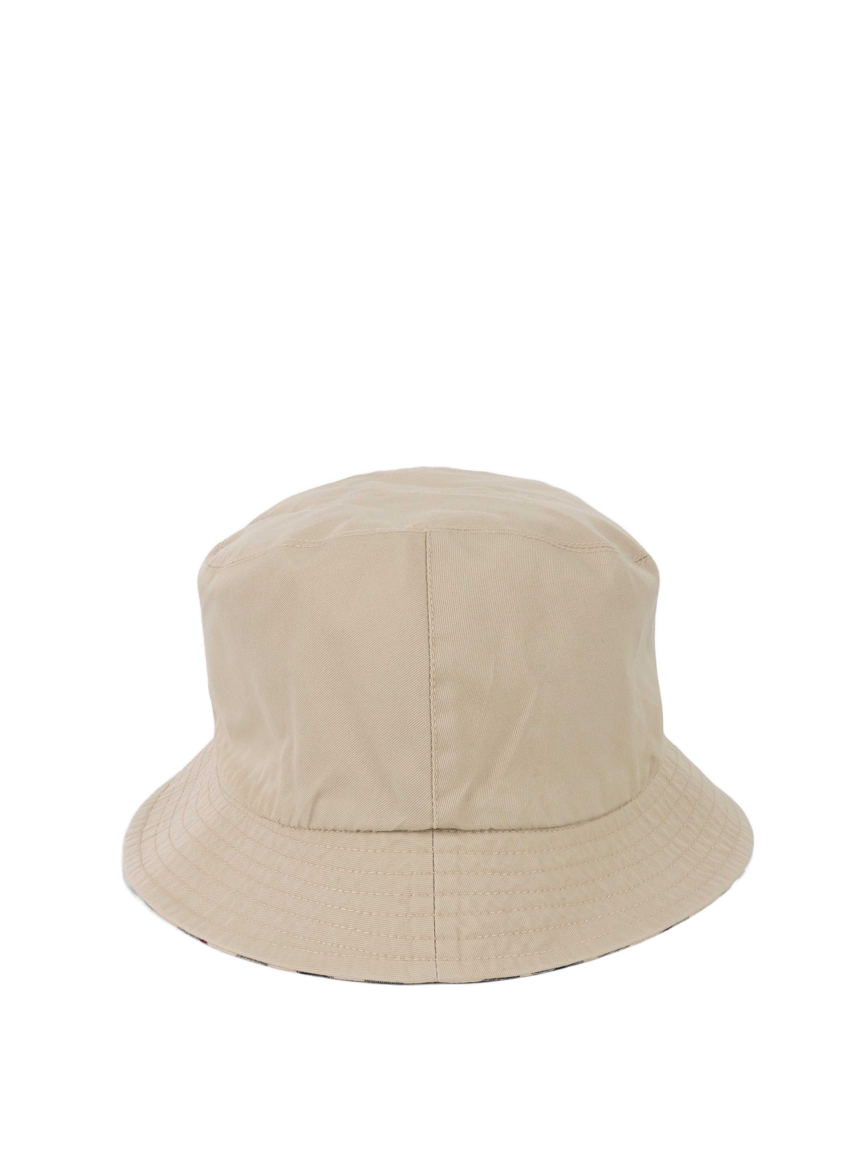 Burberry Cotton Check Reversible Bucket Hat.