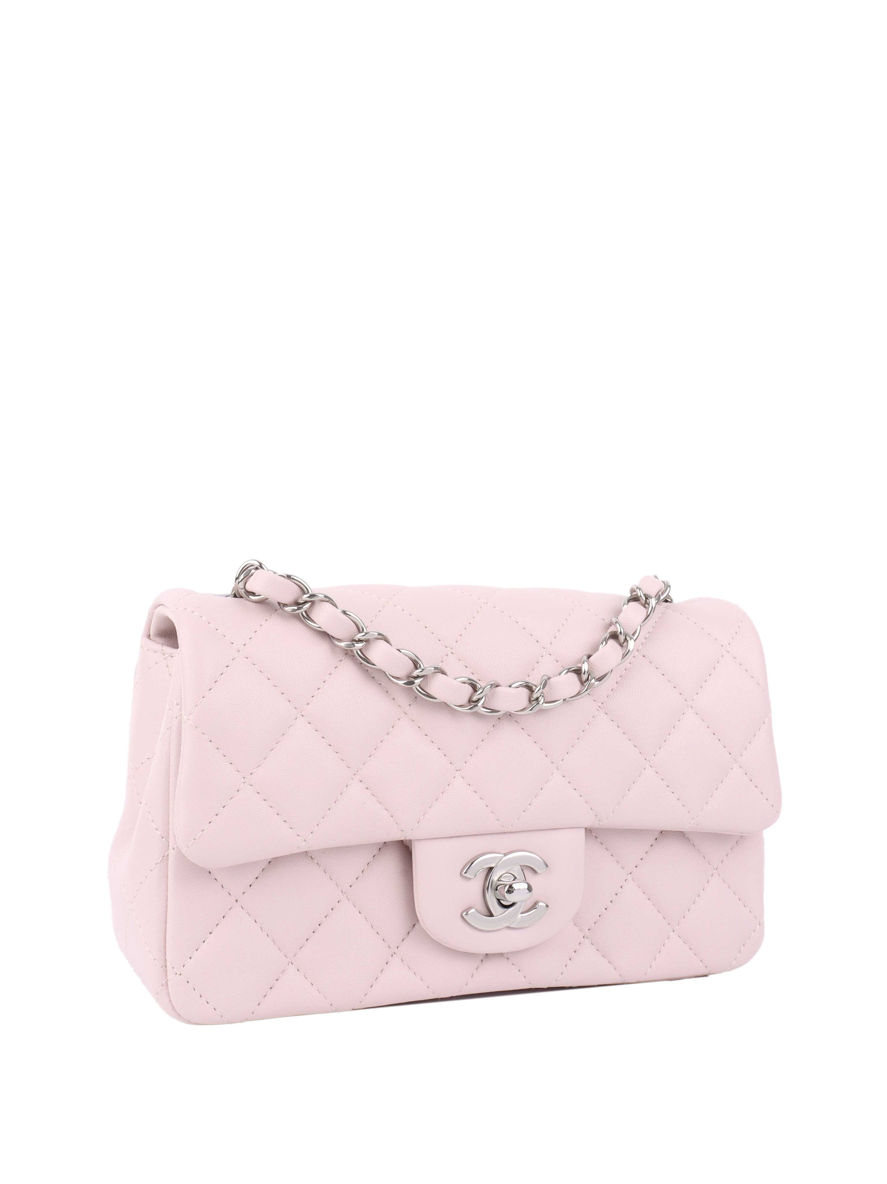 Chanel Lilac Mini Rectangular Classic Flap.