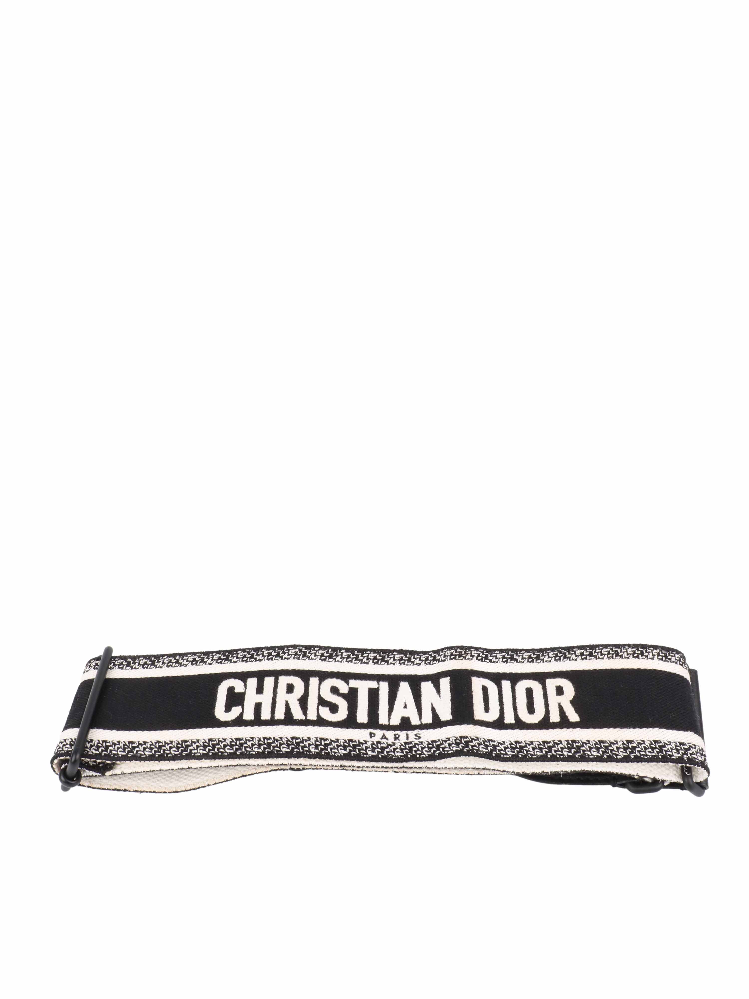Dior Black  White Guitar Shoulder Strap.