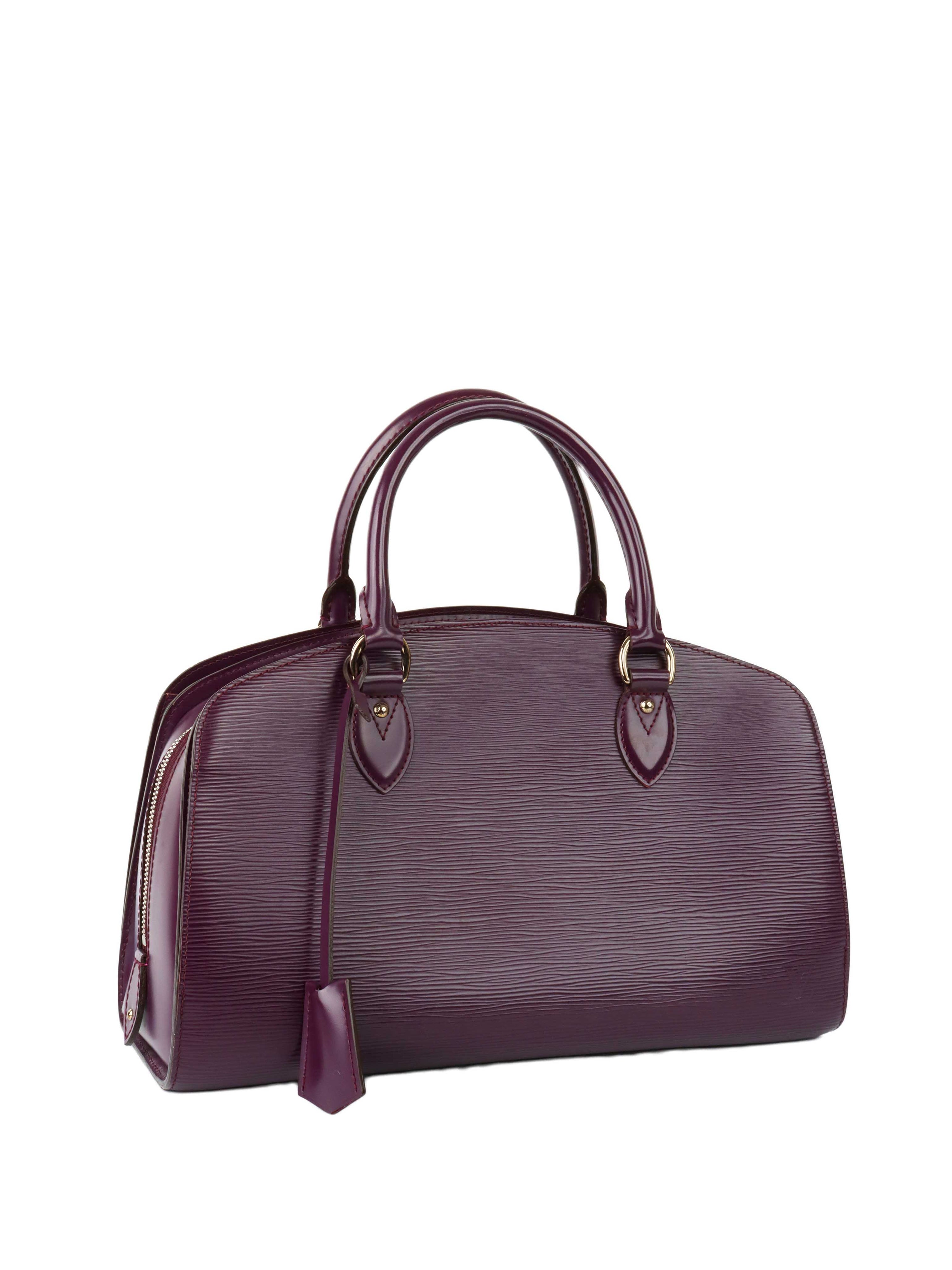 Louis Vuitton Dark Purple Pont Neuf Epi Tote.