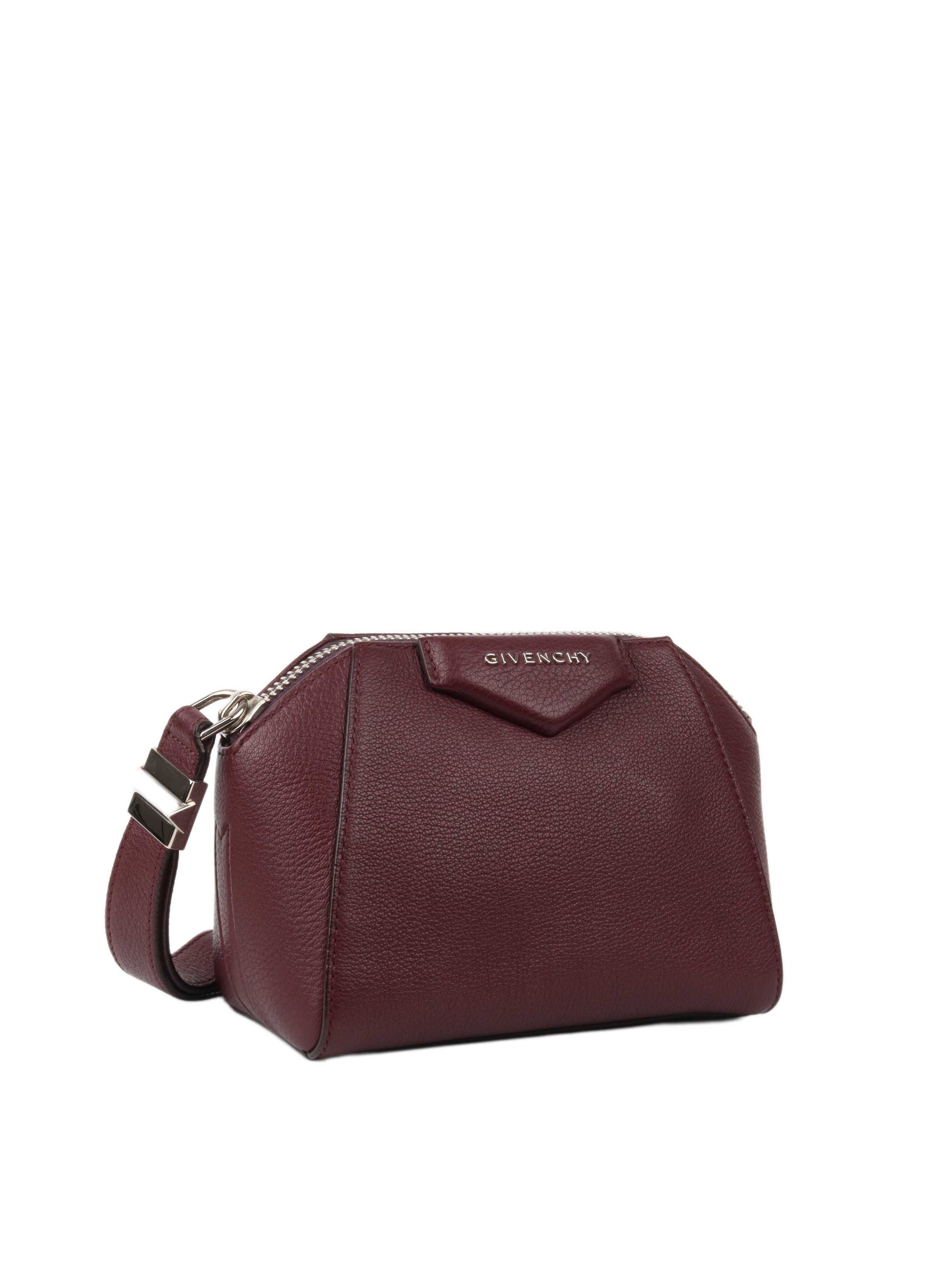Givenchy Burgundy Antigona Beauty Clutch.