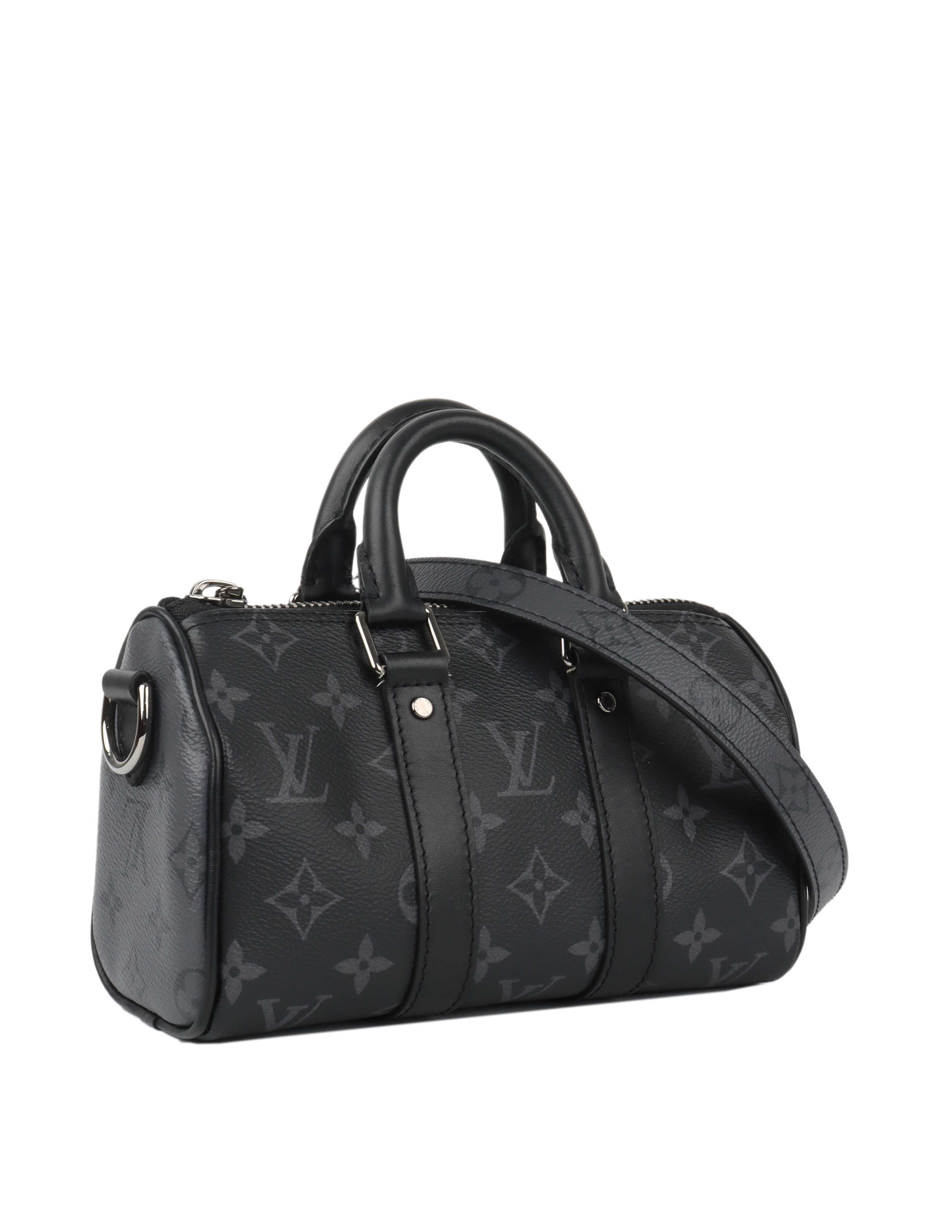 Louis Vuitton Monogram Eclipse Keepall XS.