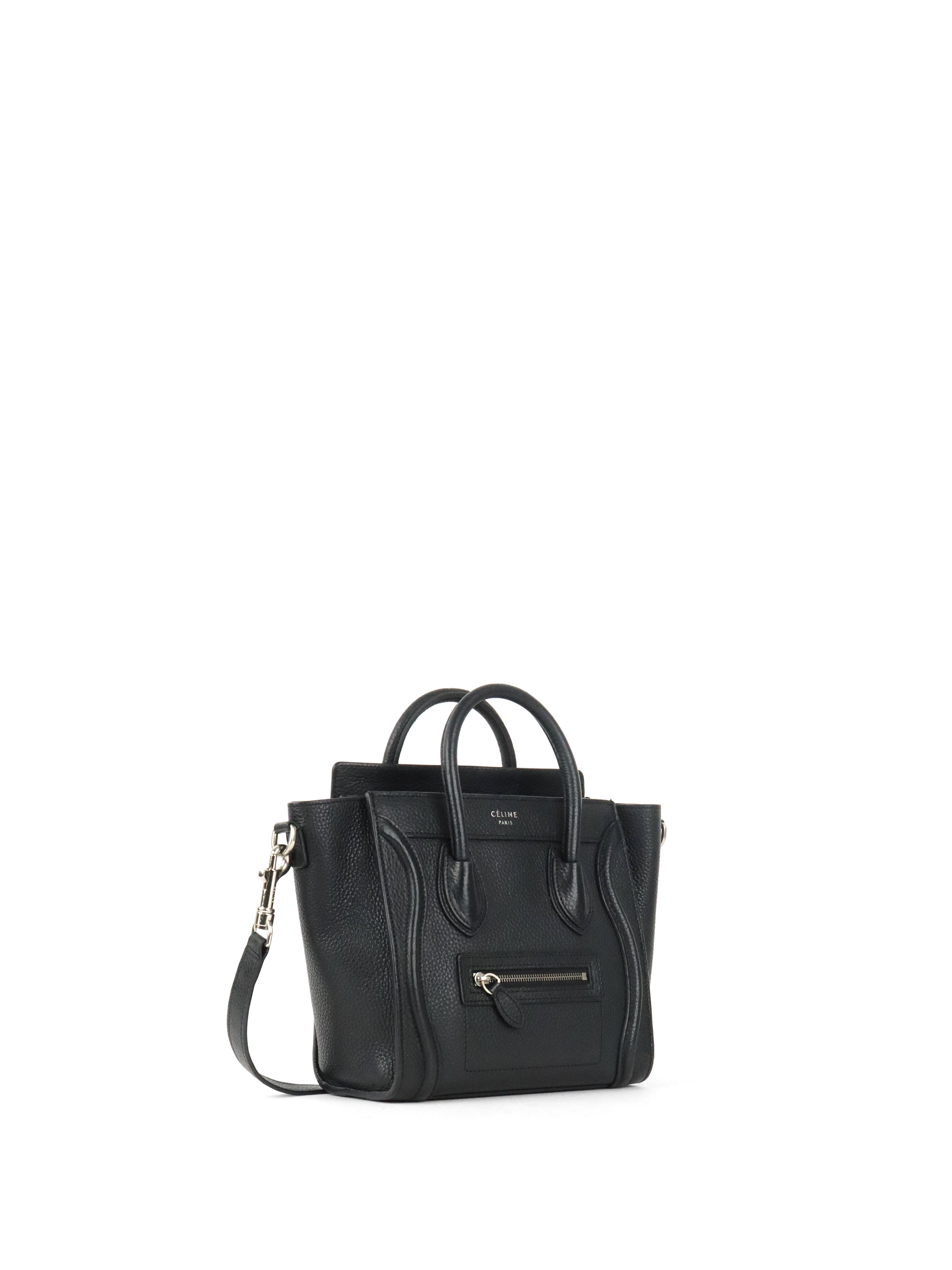 Celine Black Micro Luggage Bag