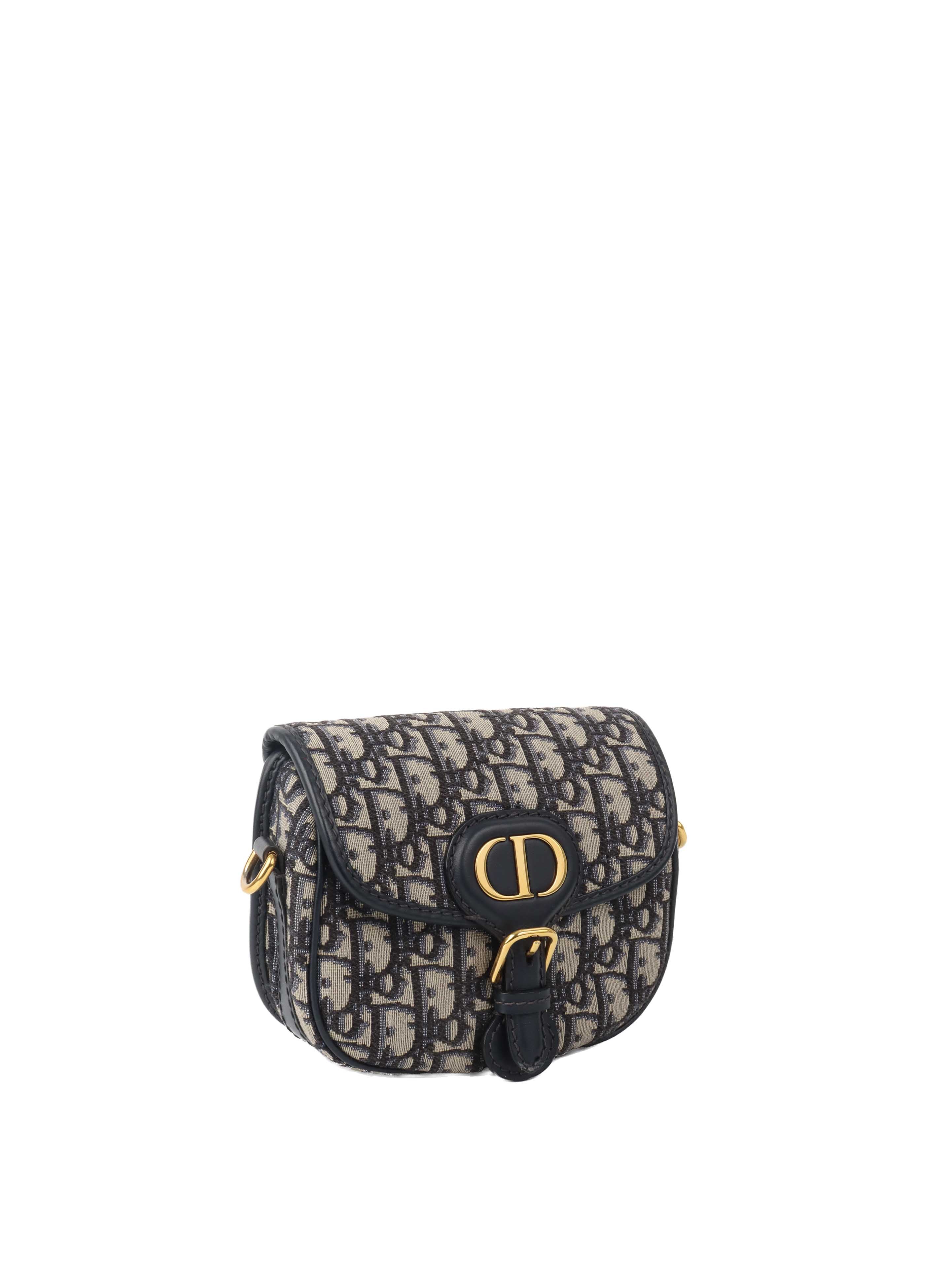 Dior Small Blue Oblique Bobby Bag.