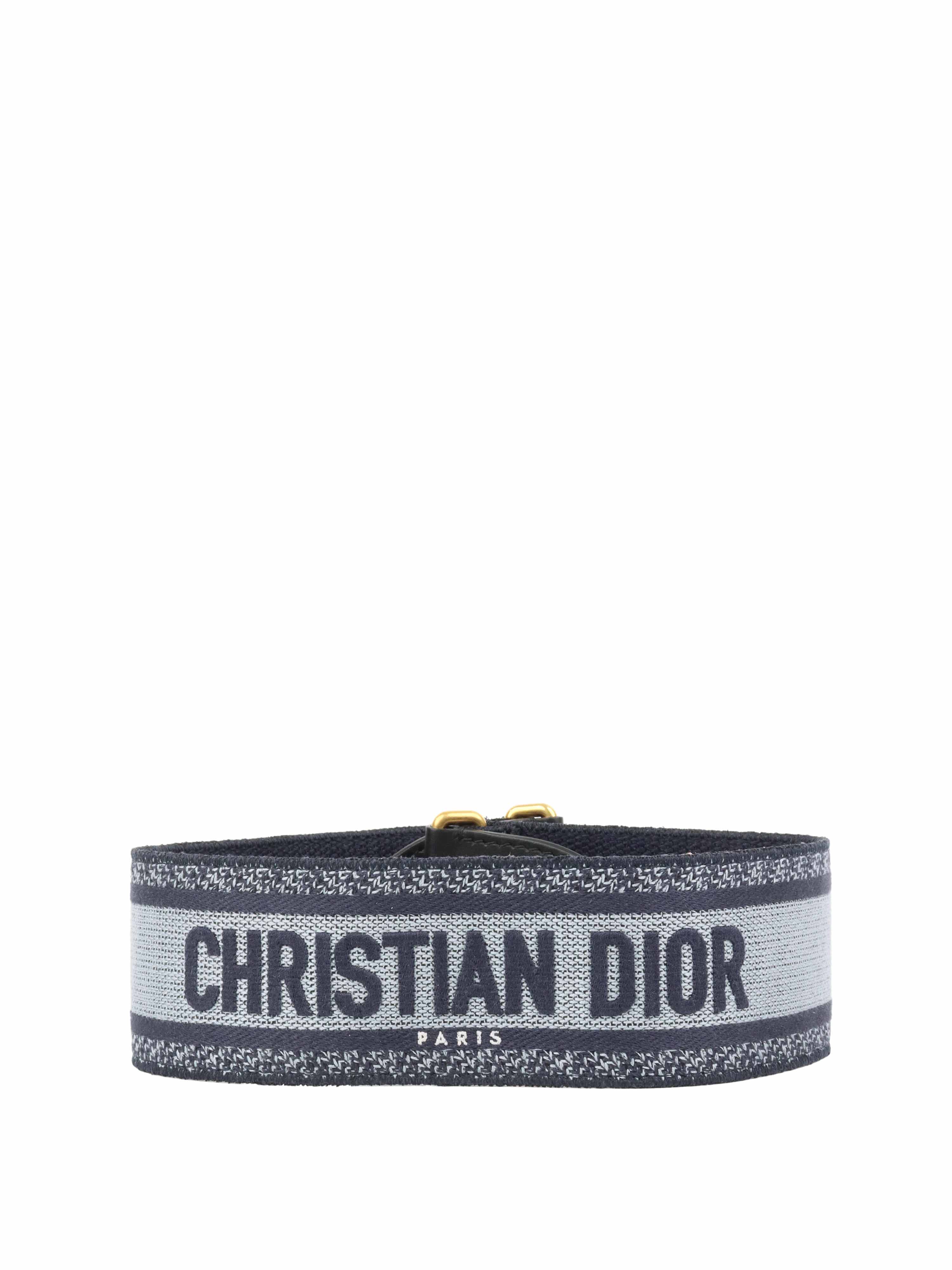 Dior Blue Guitar Shoulder Strap.