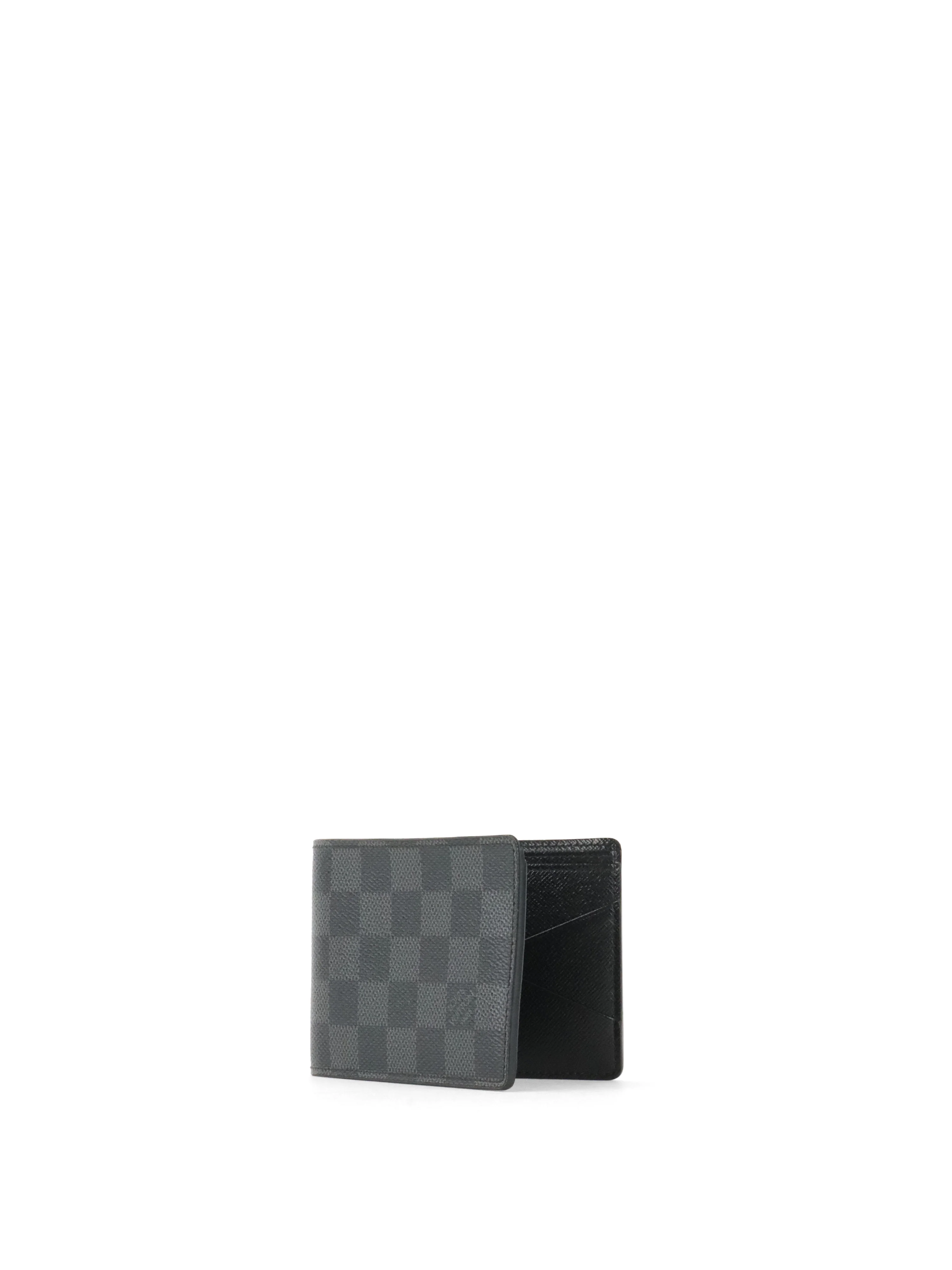 Louis Vuitton Black Damier Ebene Multiple Wallet