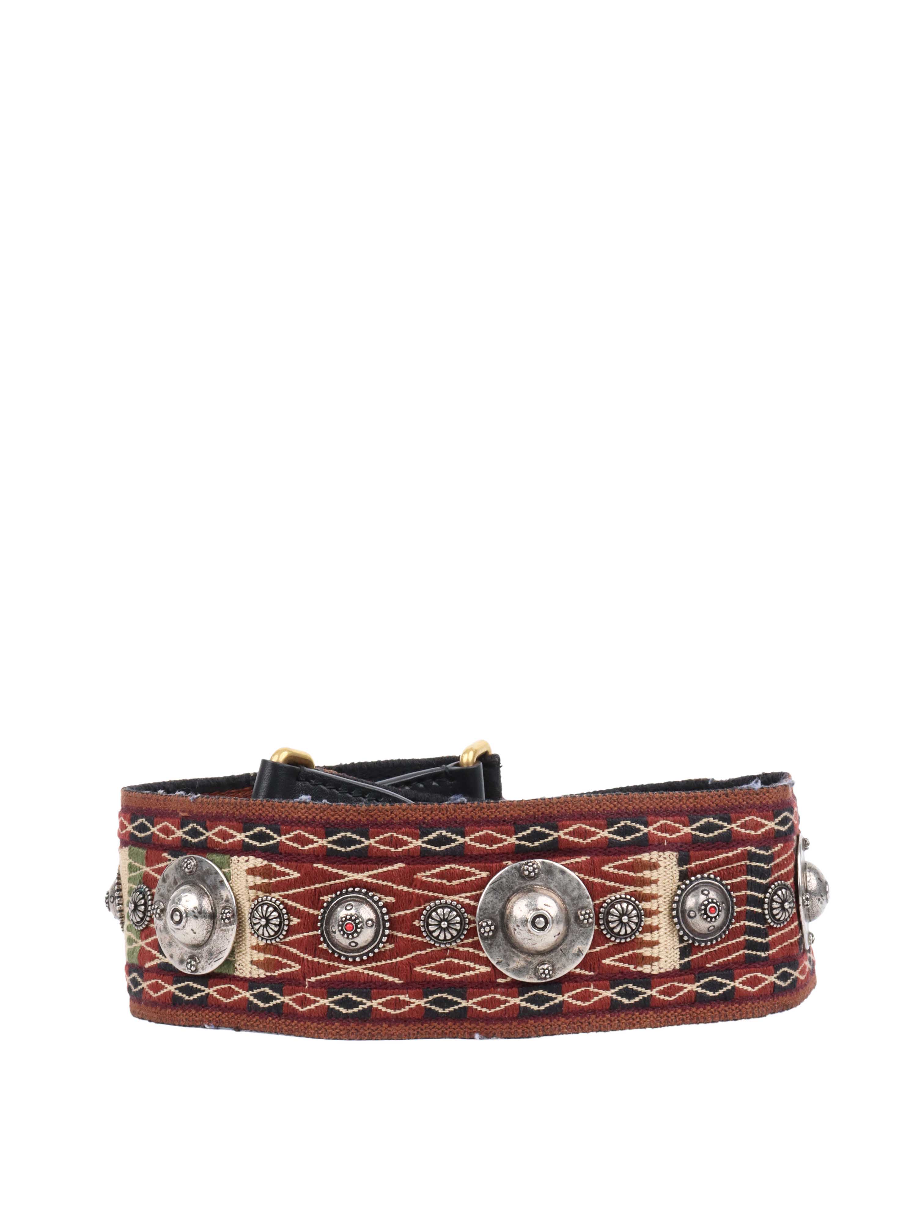 Dior Fringe Brown Guitar Shoulder Strap.