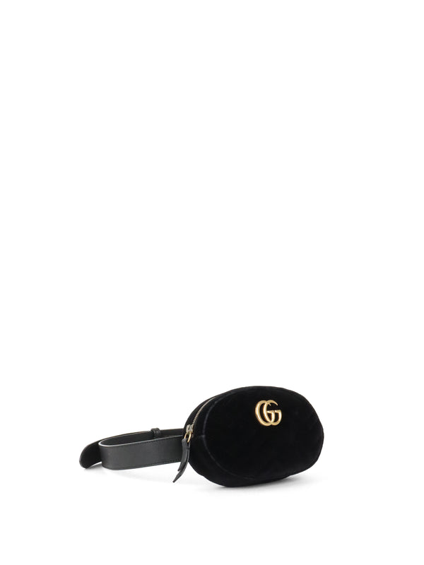 Gucci Black Velvet Belt Bag
