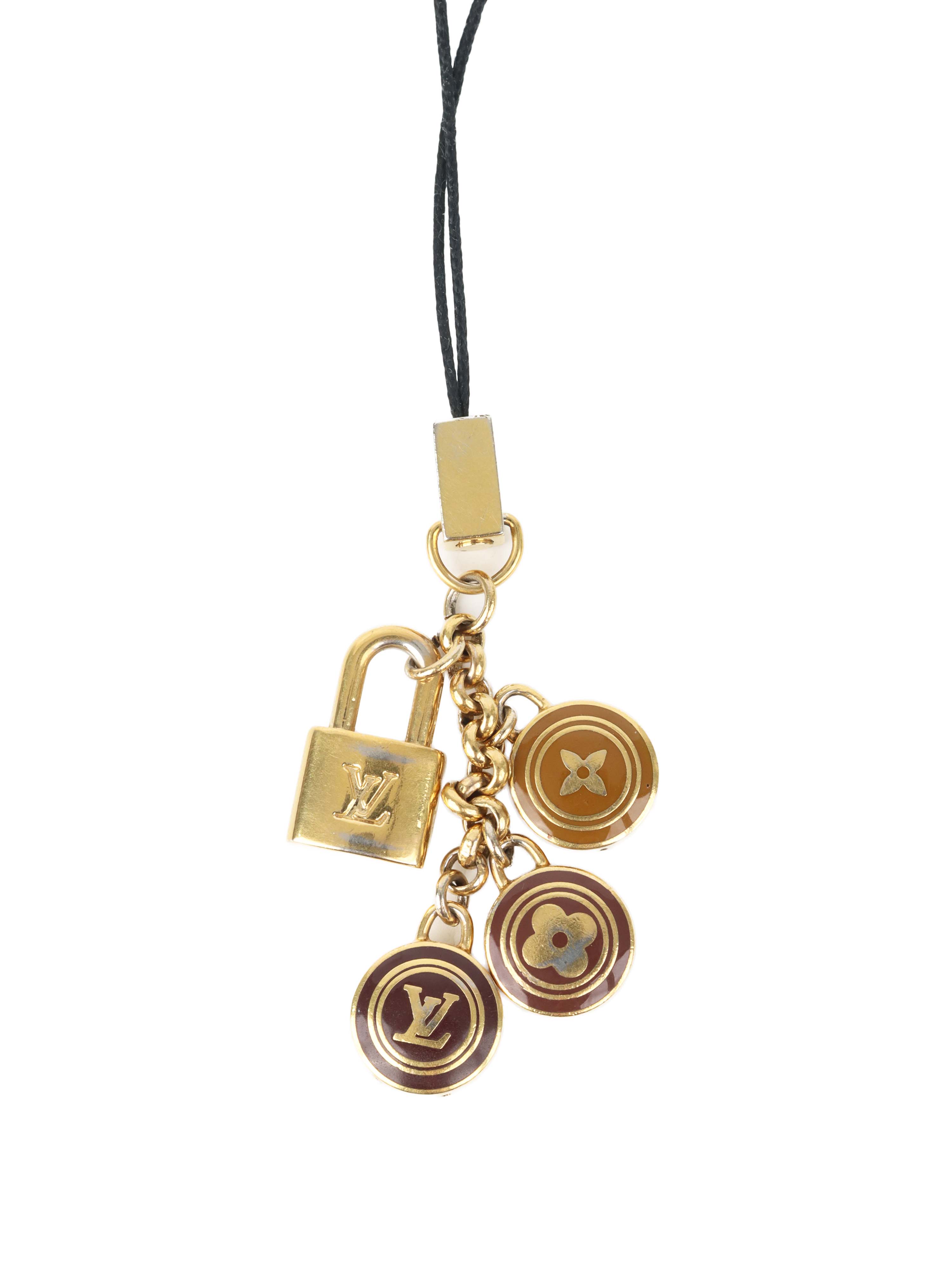 Louis Vuitton Fleurs Phone Charm.
