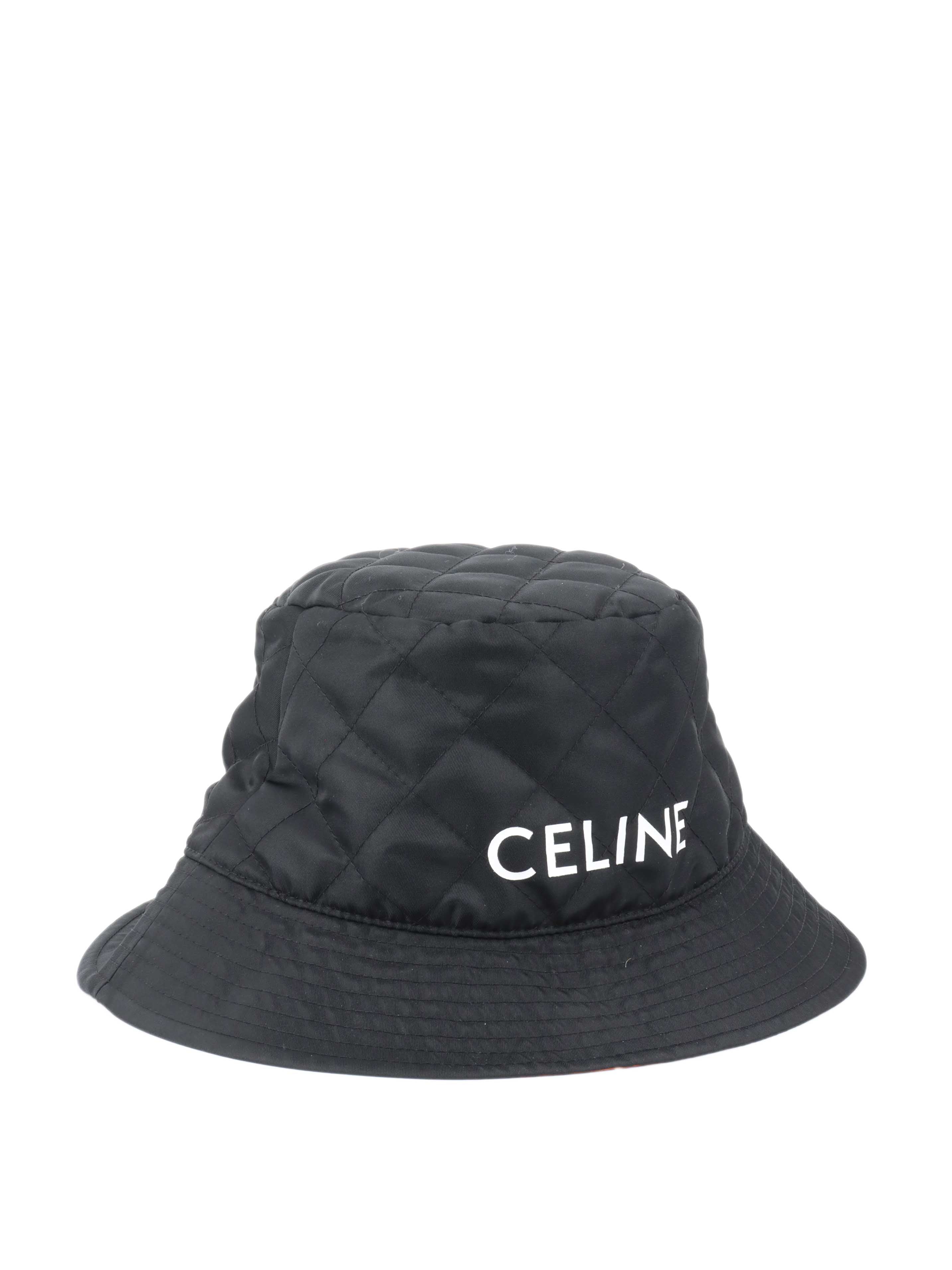 Celine Black Bucket Hat.