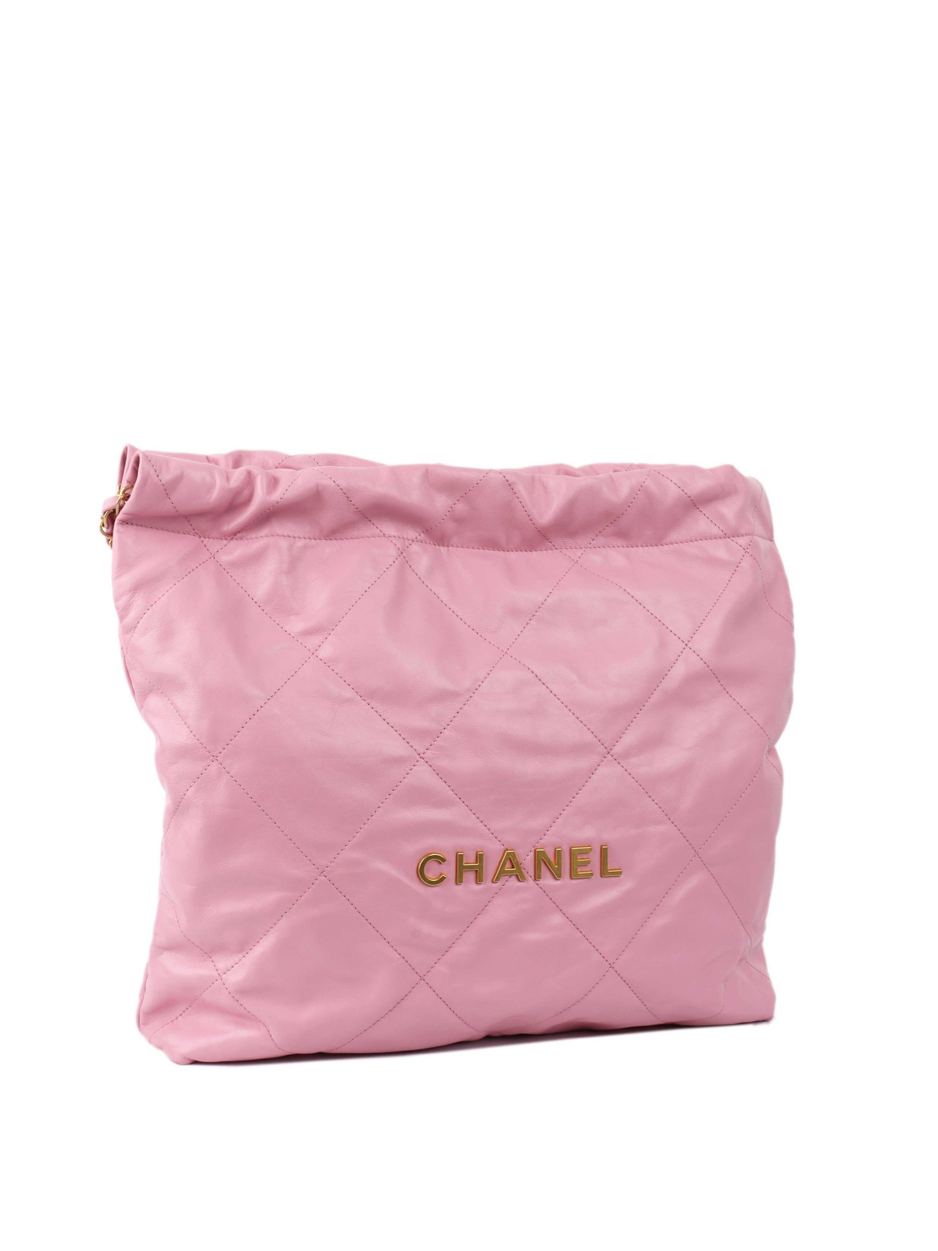 Chanel Medium Pink 22 Bag.