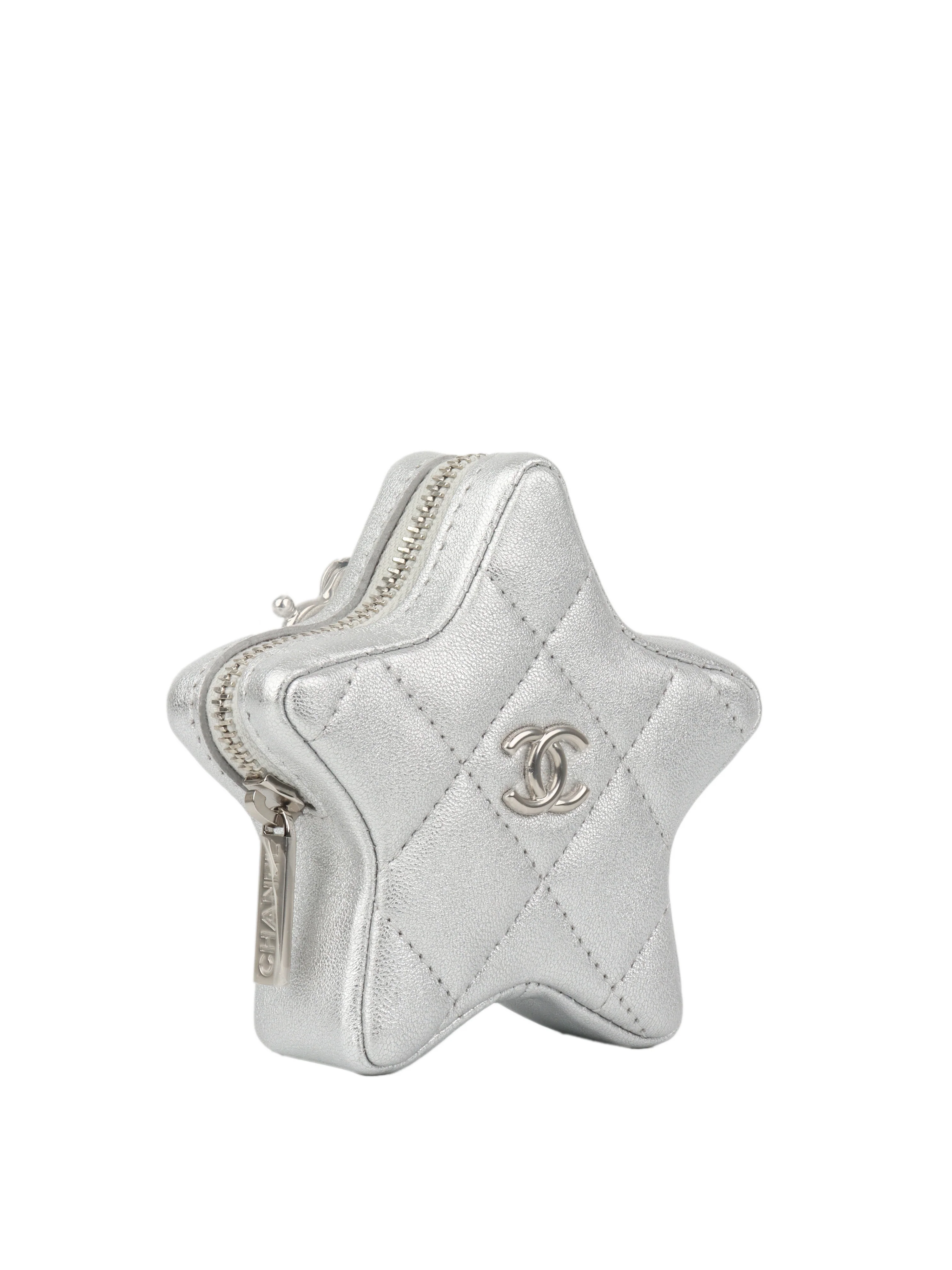 Chanel Silver Star Pouch.