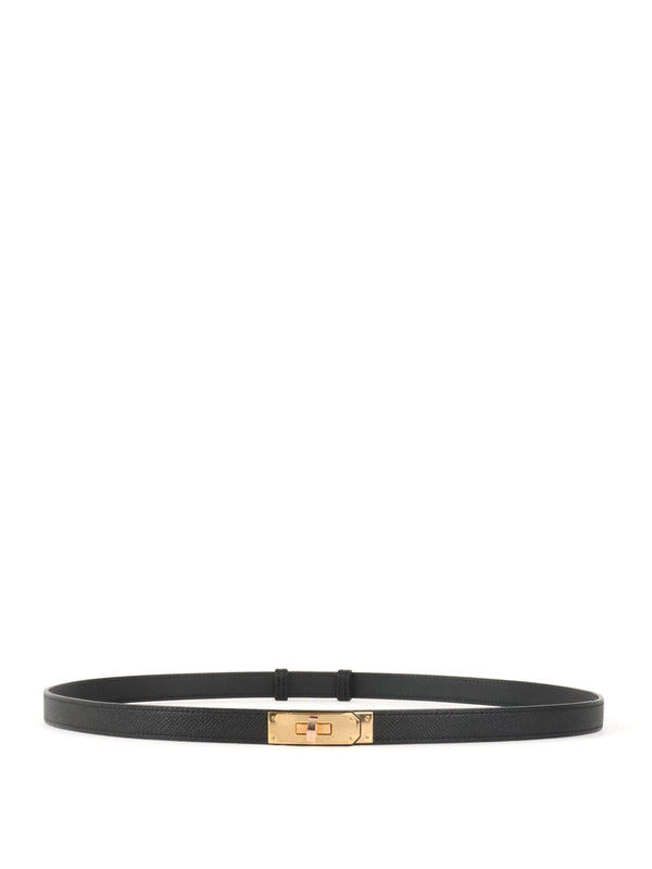 Hermes Noir Kelly 18 Belt with Rose Gold Hardware