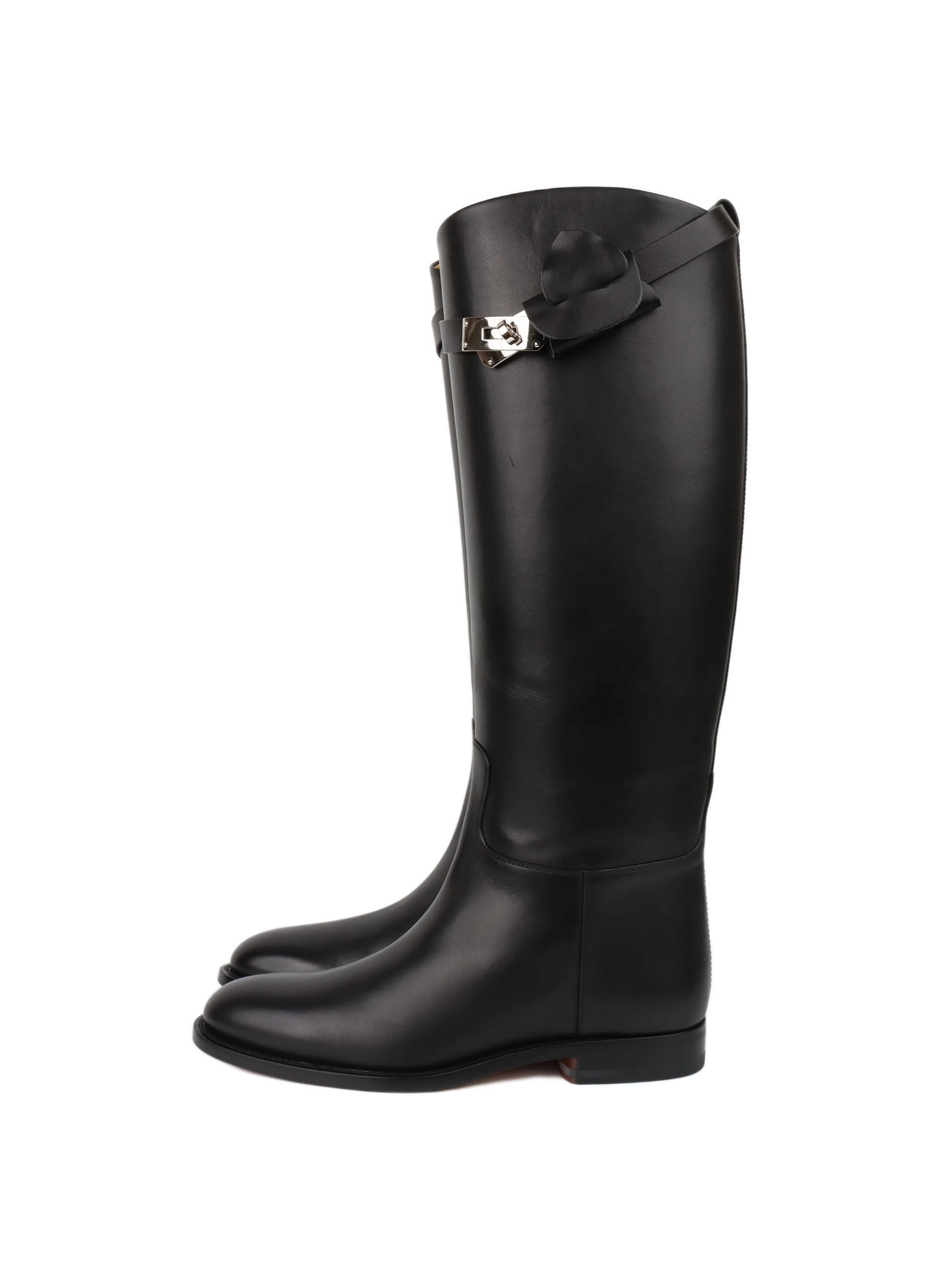Hermes Black Jumping Boot PHW.
