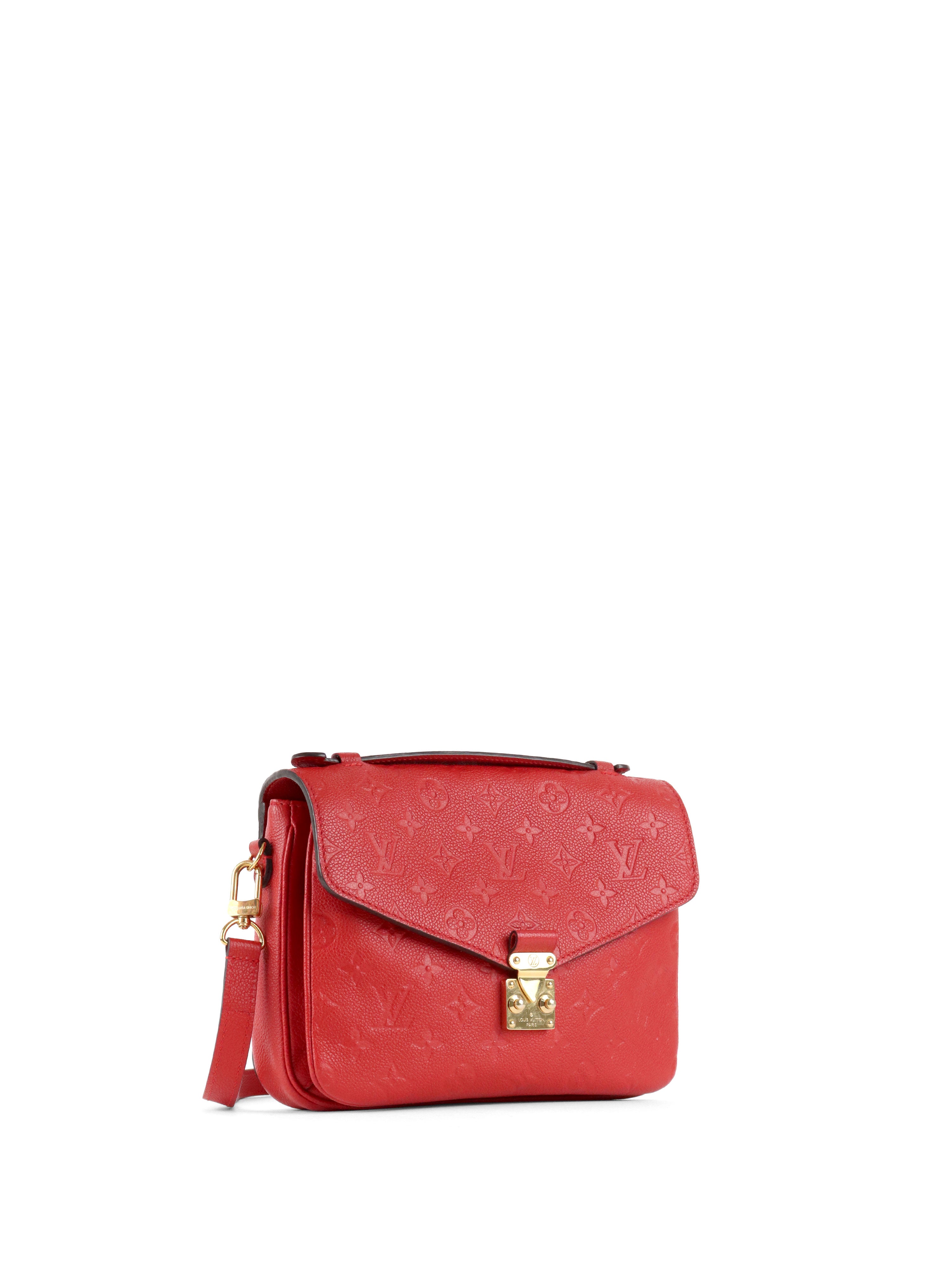 Louis Vuitton Red Monogram Empriented Metis Bag