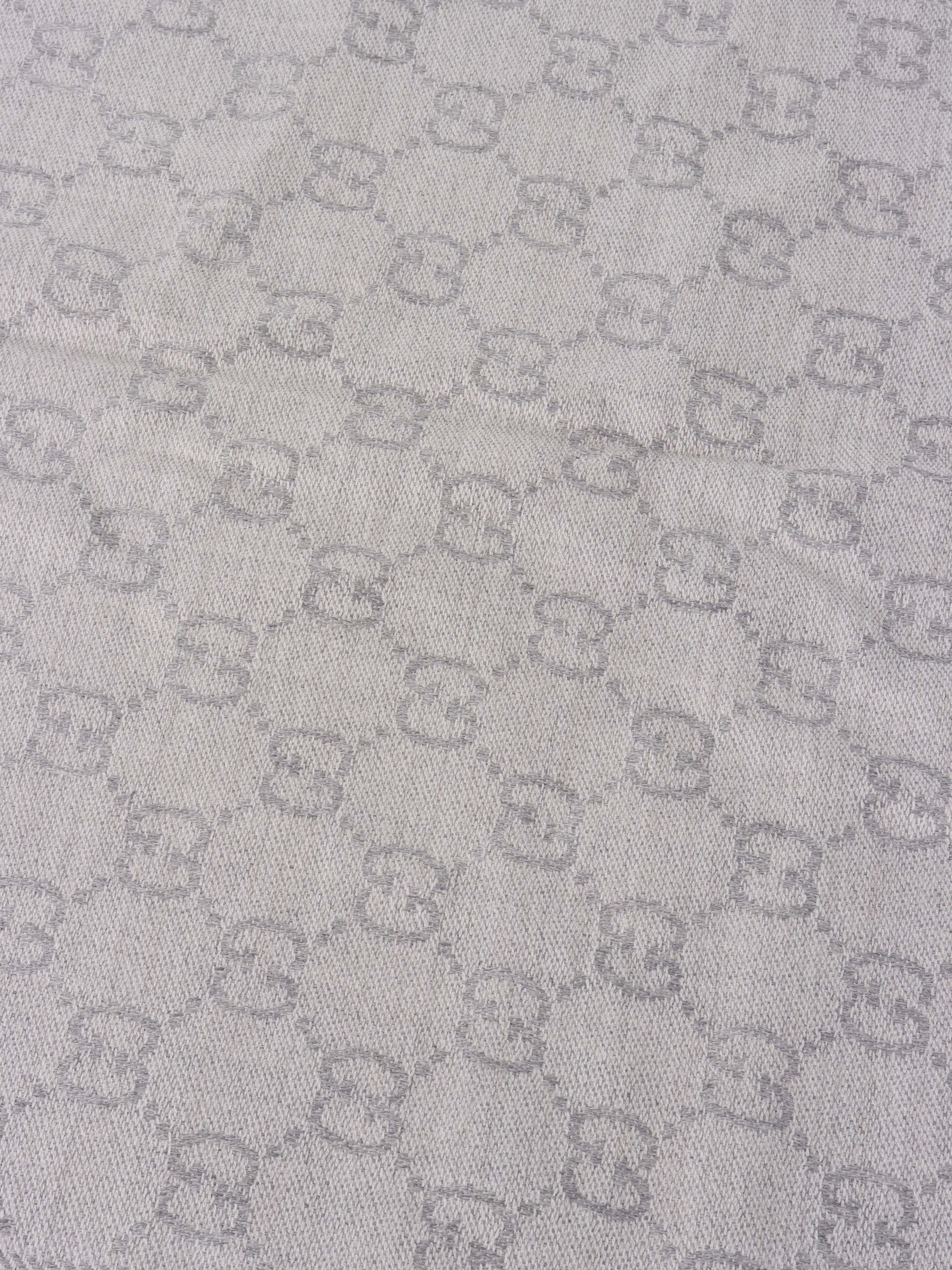 Gucci Wool Jacquard Scarf.