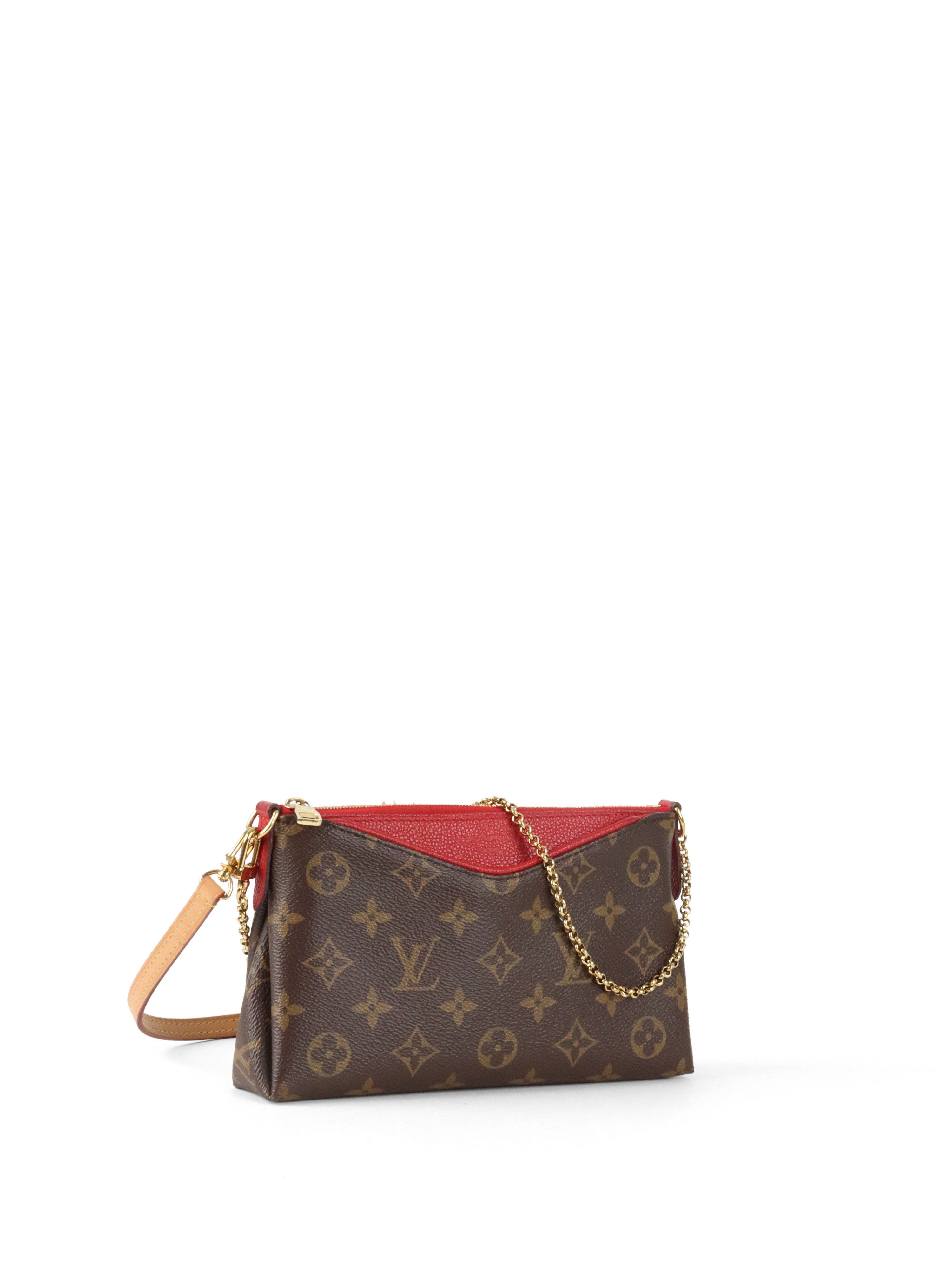 Louis Vuitton Red Pallas Clutch