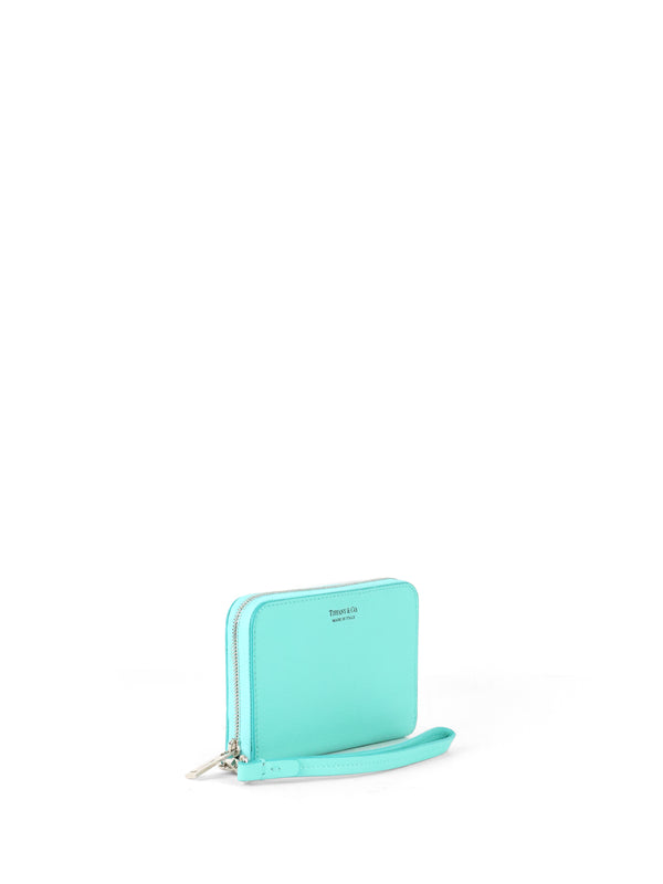 Tiffany  Co Turquoise Wristlet Wallet