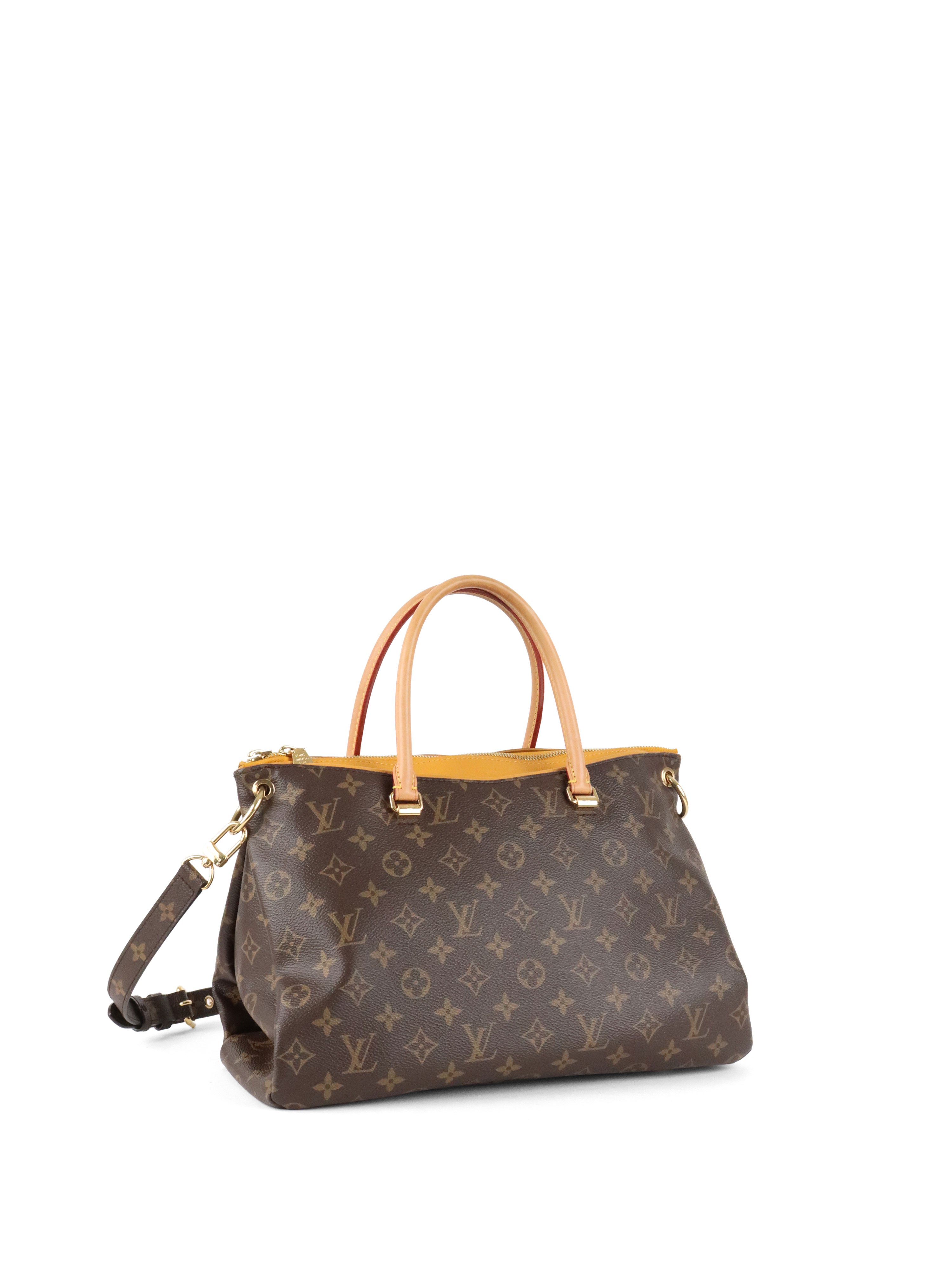 Louis Vuitton Yellow Pallas MM Monogram Bag