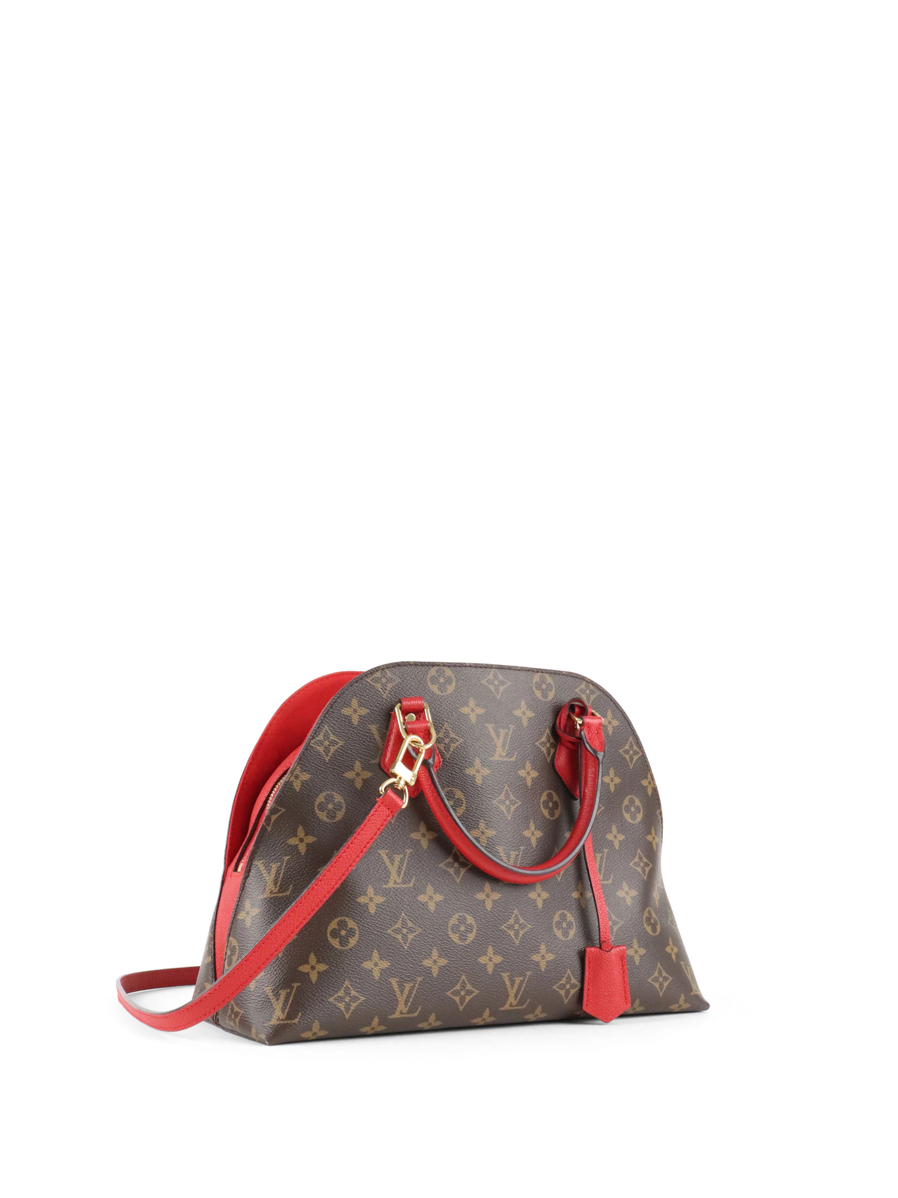 Louis Vuitton Red Monogram Cerise Alma BNB Bag