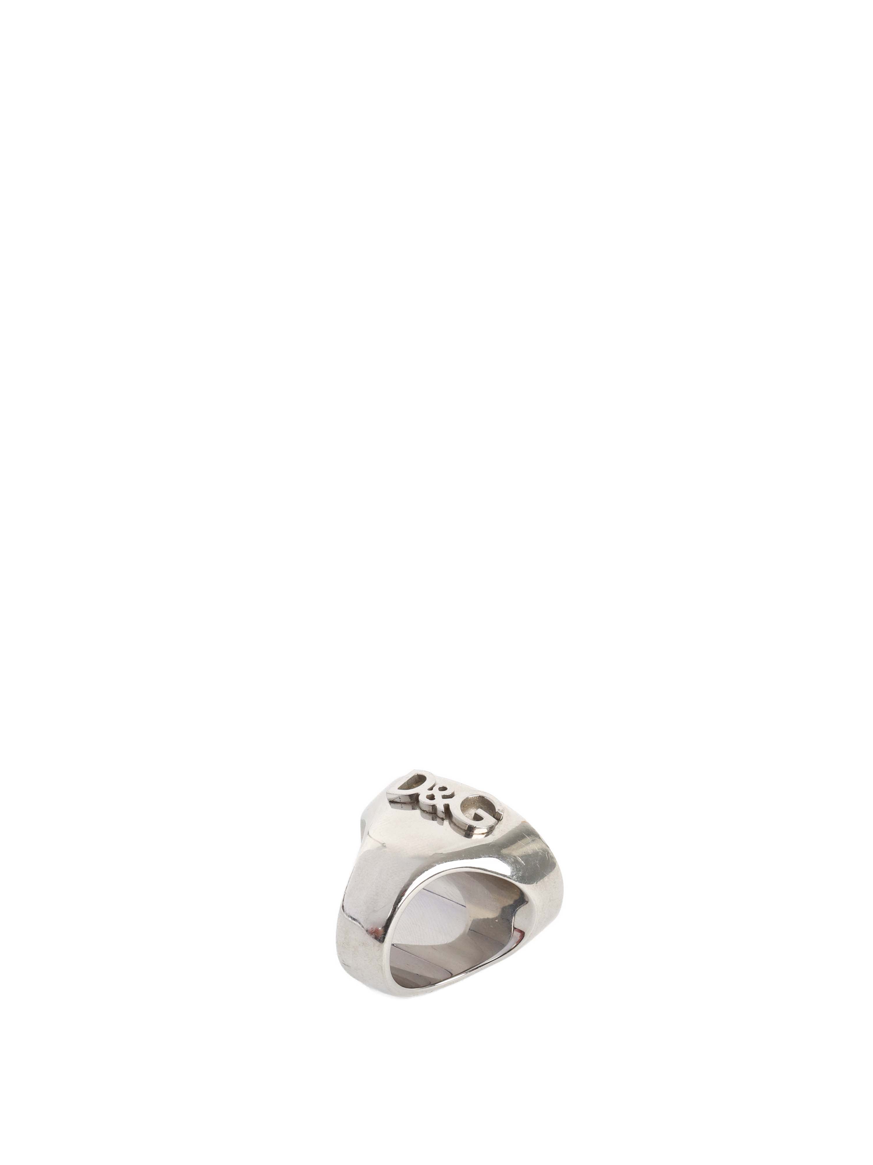 Dolce  Gabbana Vintage Yellow Stone with Crystal Ring.