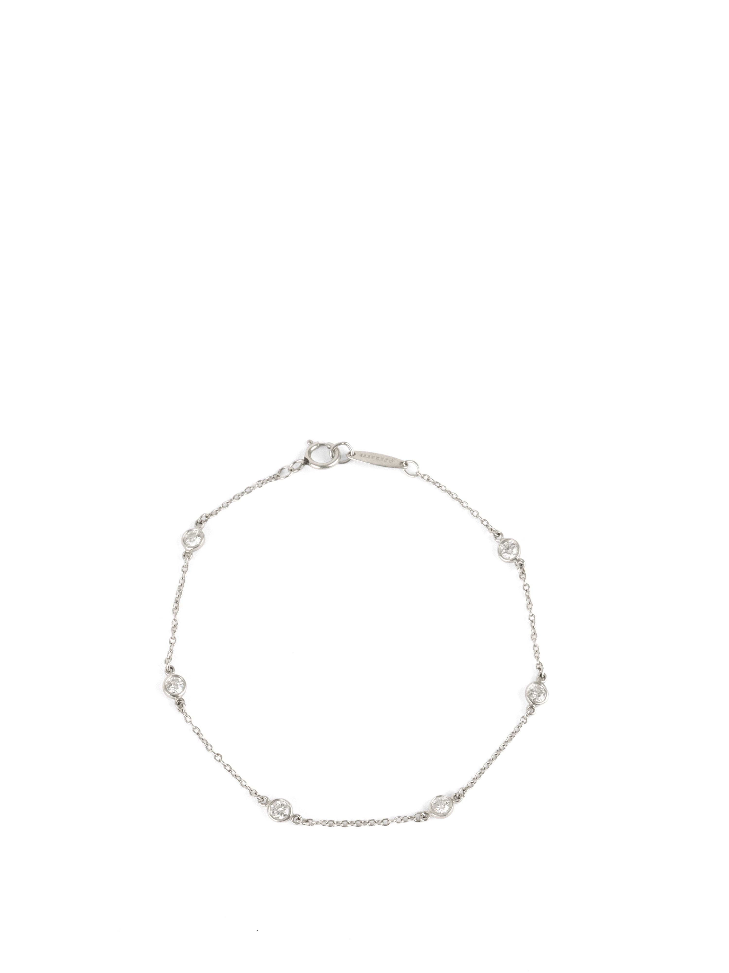 Tiffany  Co Elsa Peretti 6 Diamonds by the Yard Bracelet