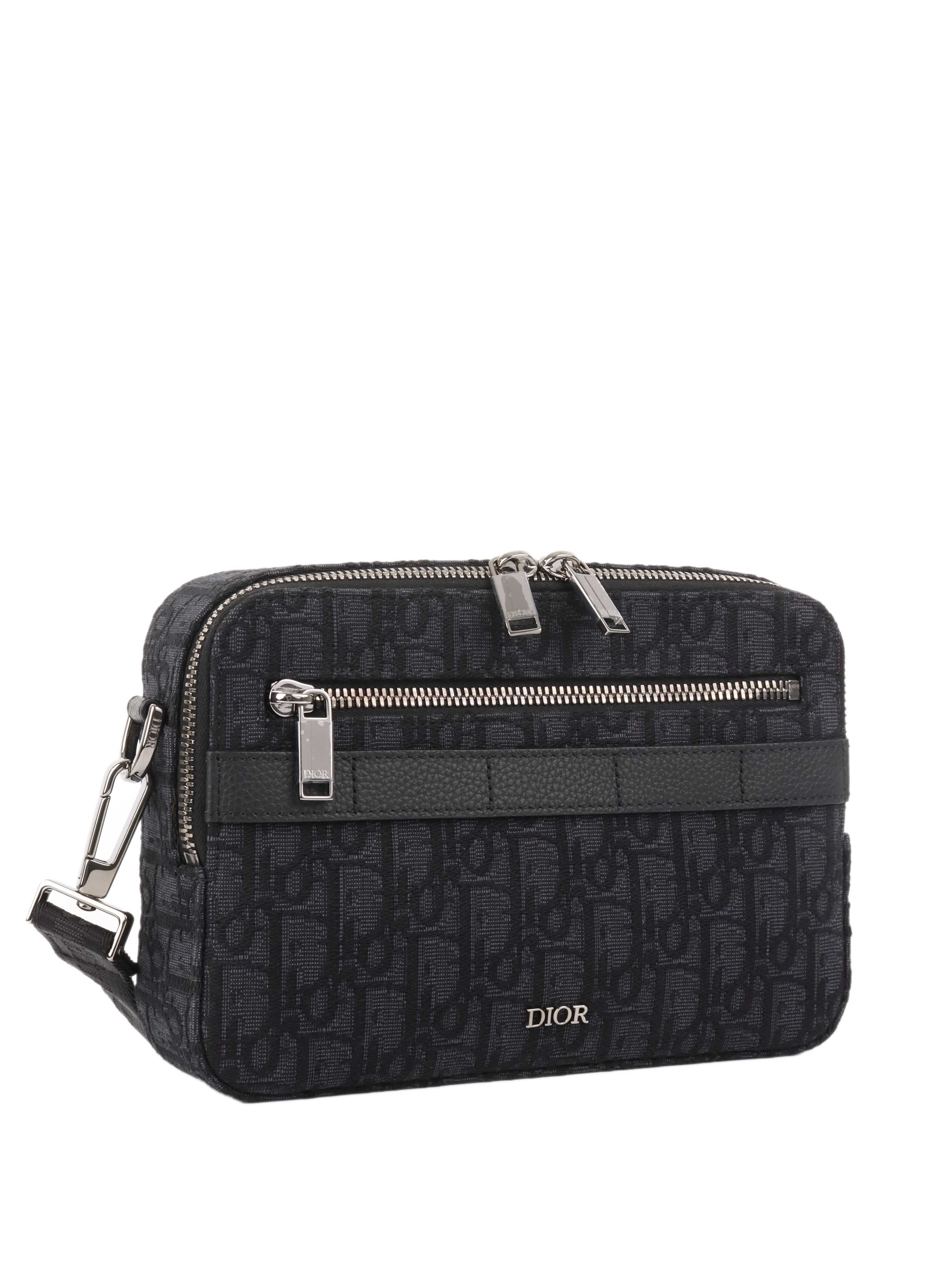 Dior Mens Black Safari Pouch.