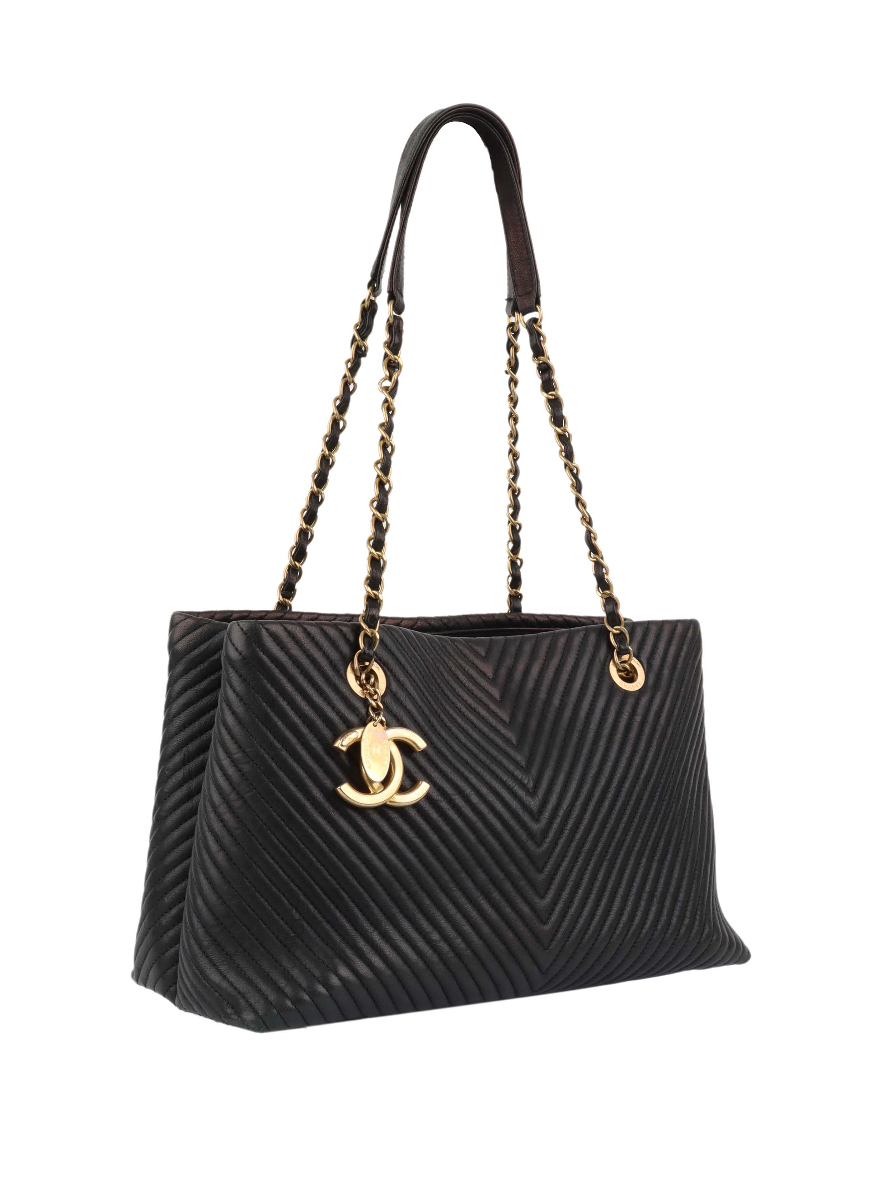 Chanel Black Shoulder Bag.