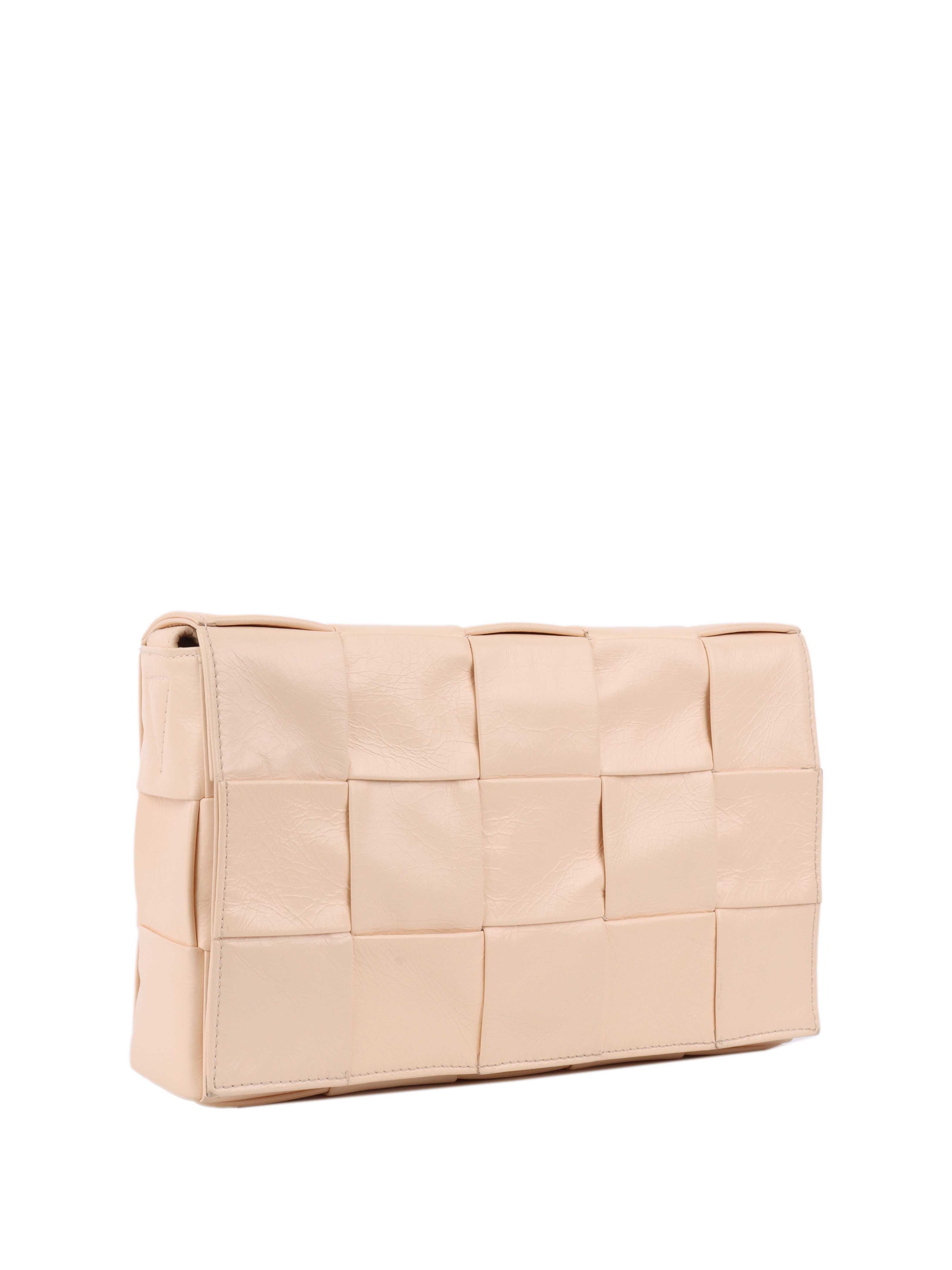 Bottega Veneta Light Peach Cassette Bag.
