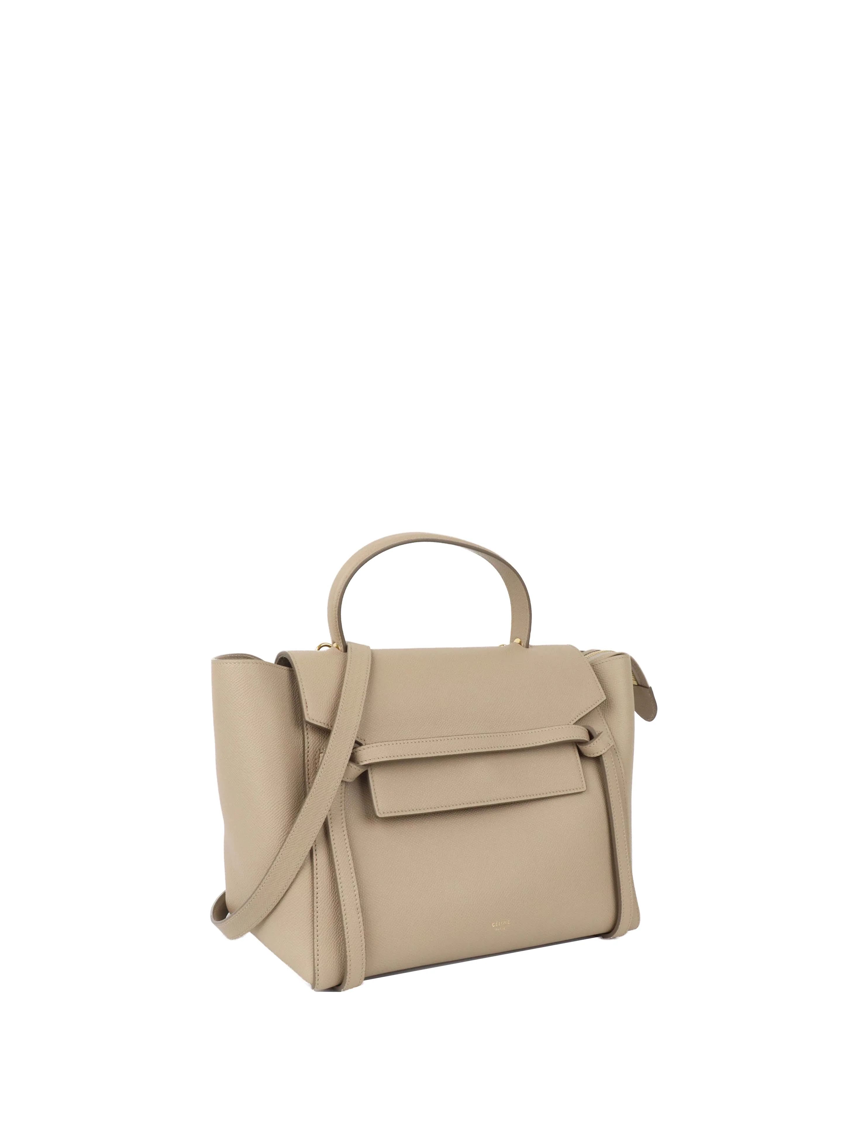Celine Light Taupe Mini Belt Bag.