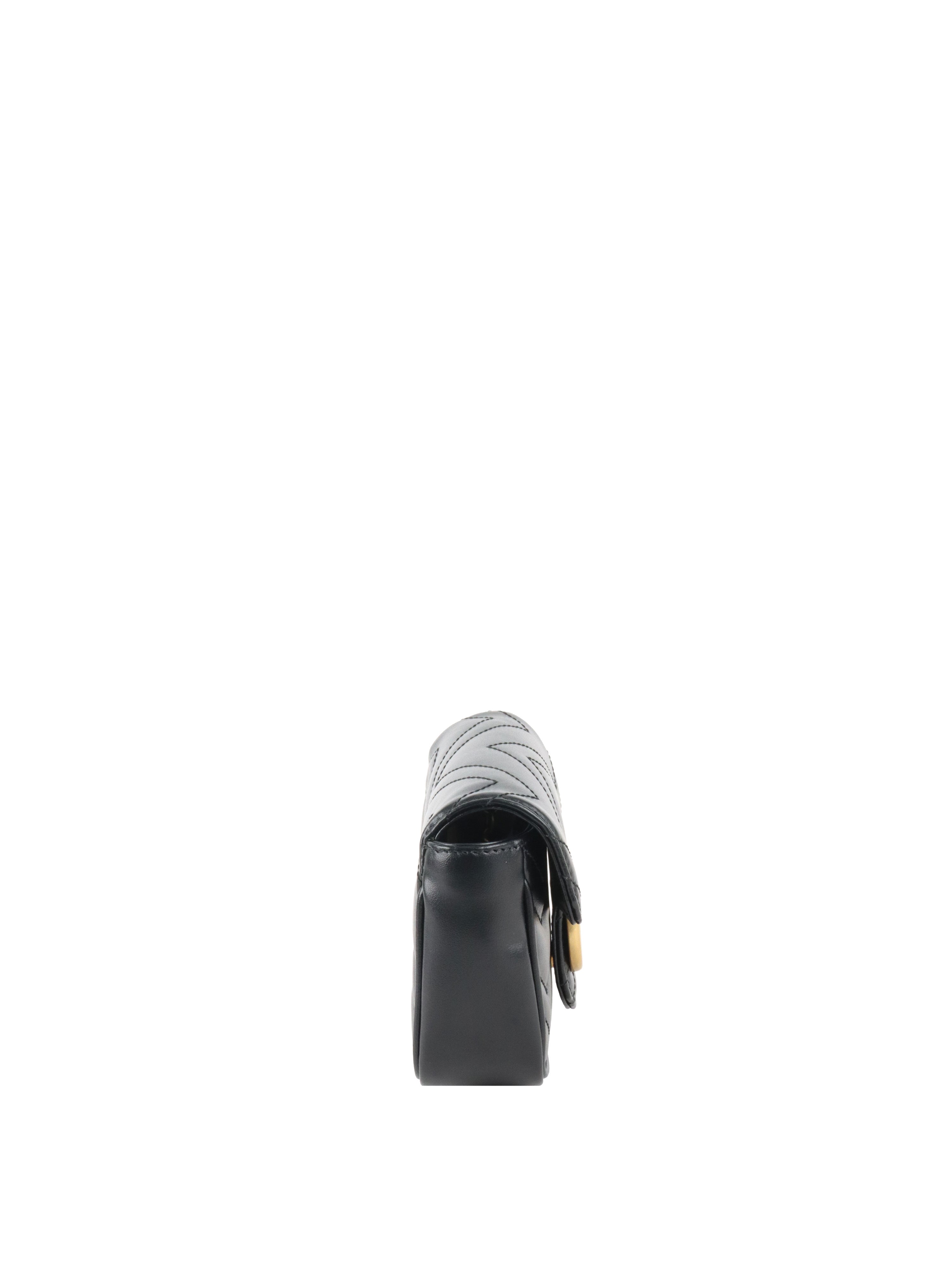 Gucci Super Mini Black Marmont Bag.