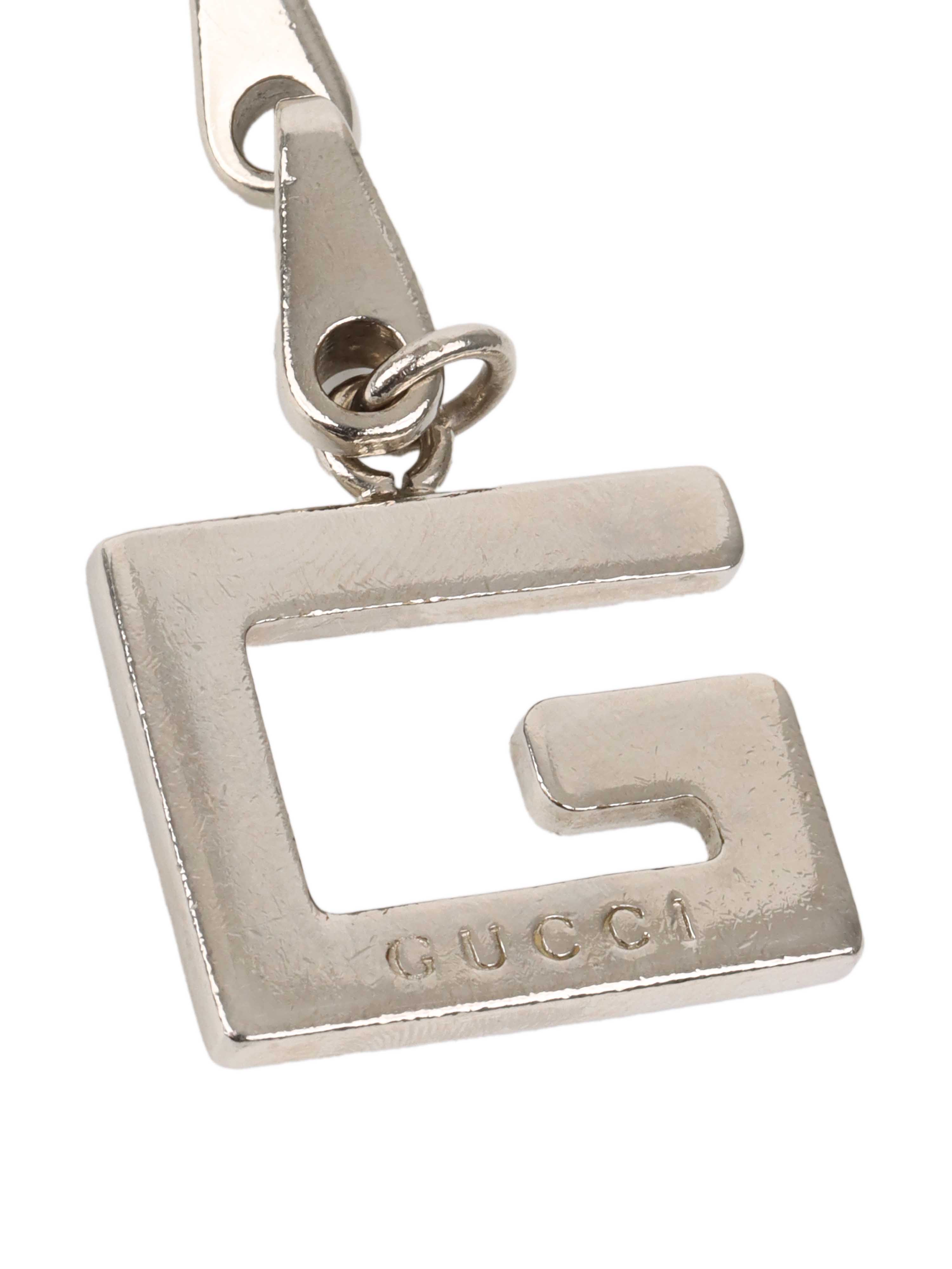 Gucci Silver Chain Belt.