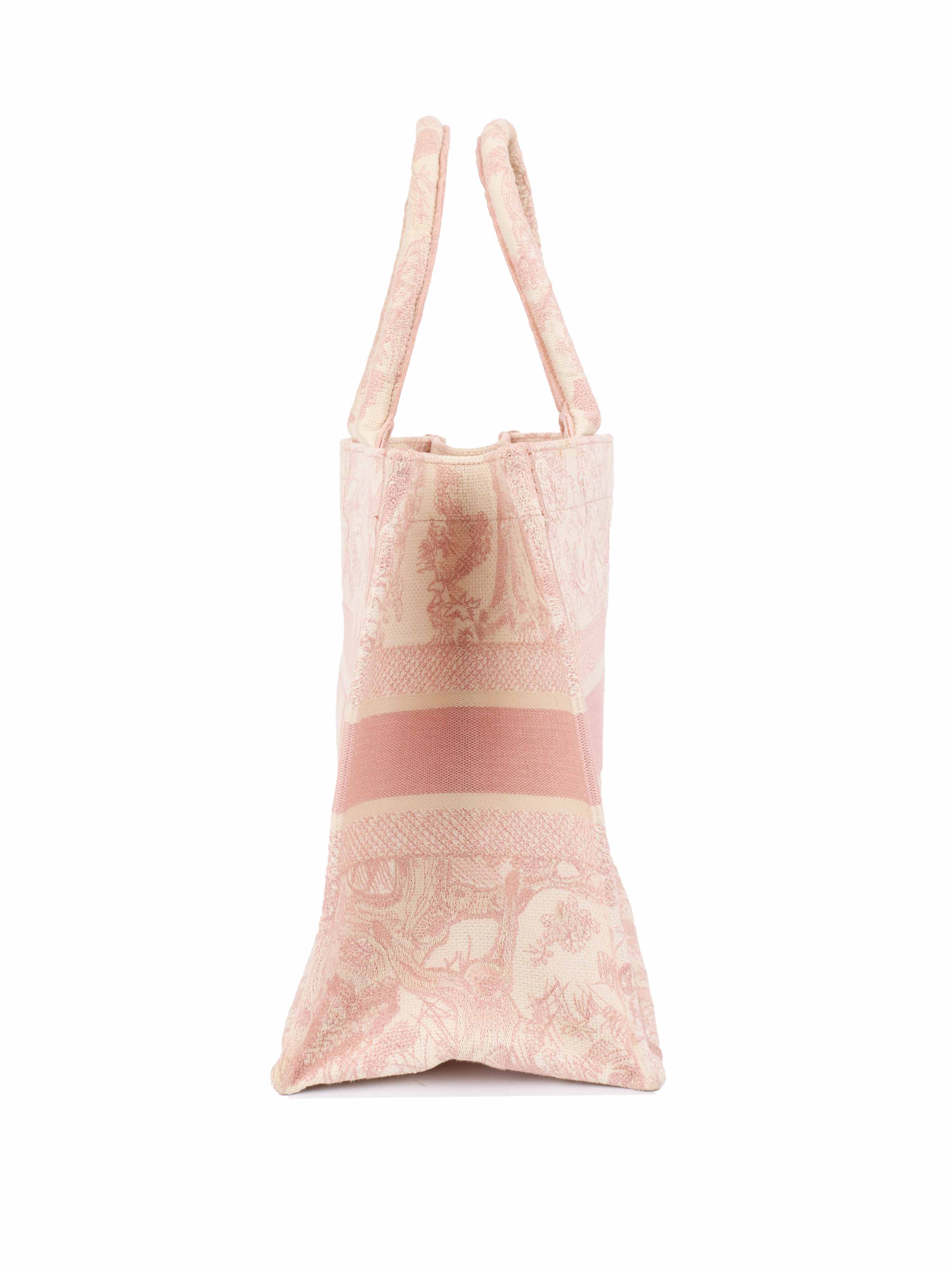 Dior Pink 
Cream Medium Book Tote.