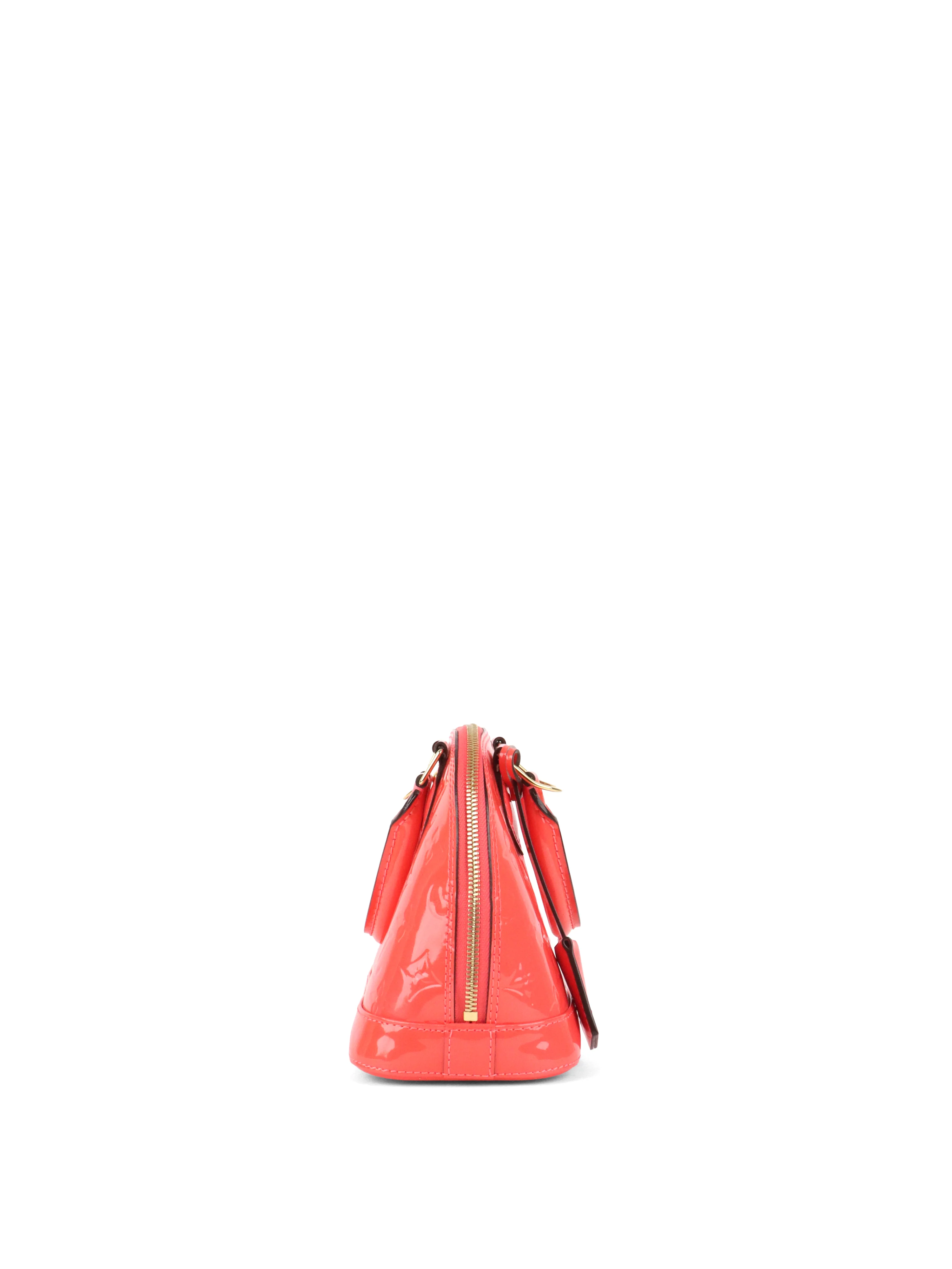 Louis Vuitton Rose Patent Alma BB
