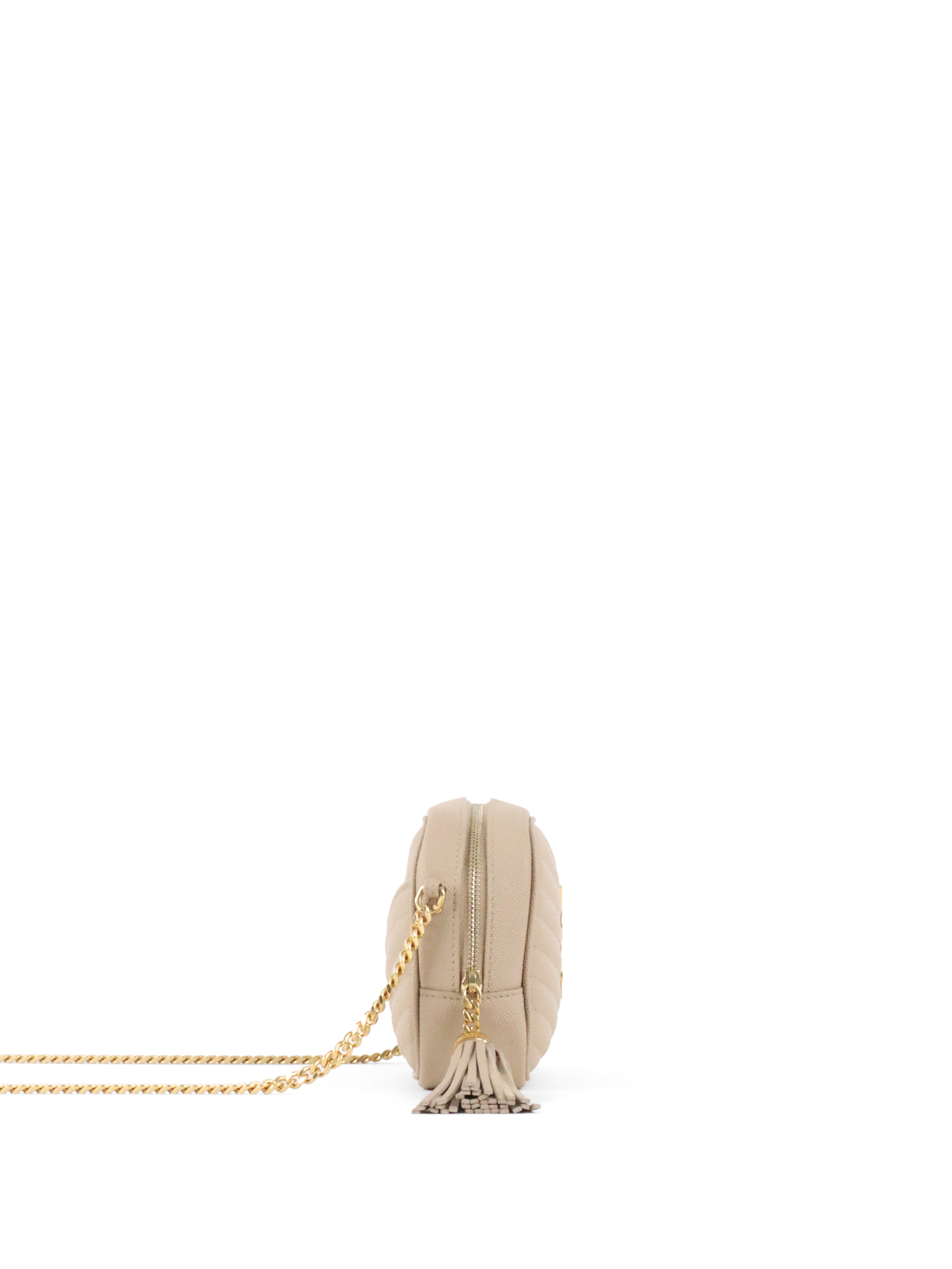 Saint Laurent Mini Beige LouLou Camera Bag